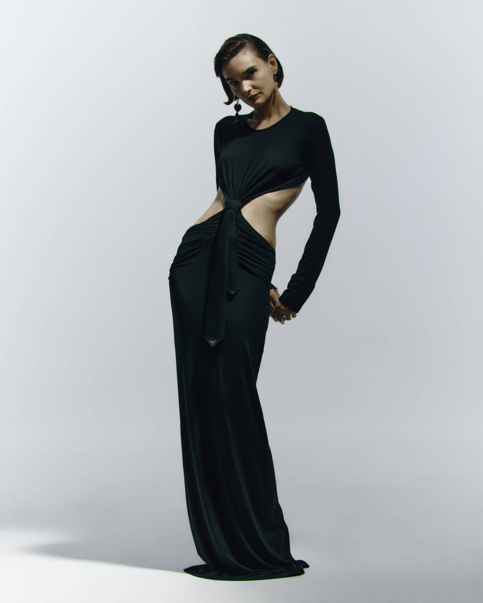 Mysterious Depths maxi dress made by Wiktoria Frankowska