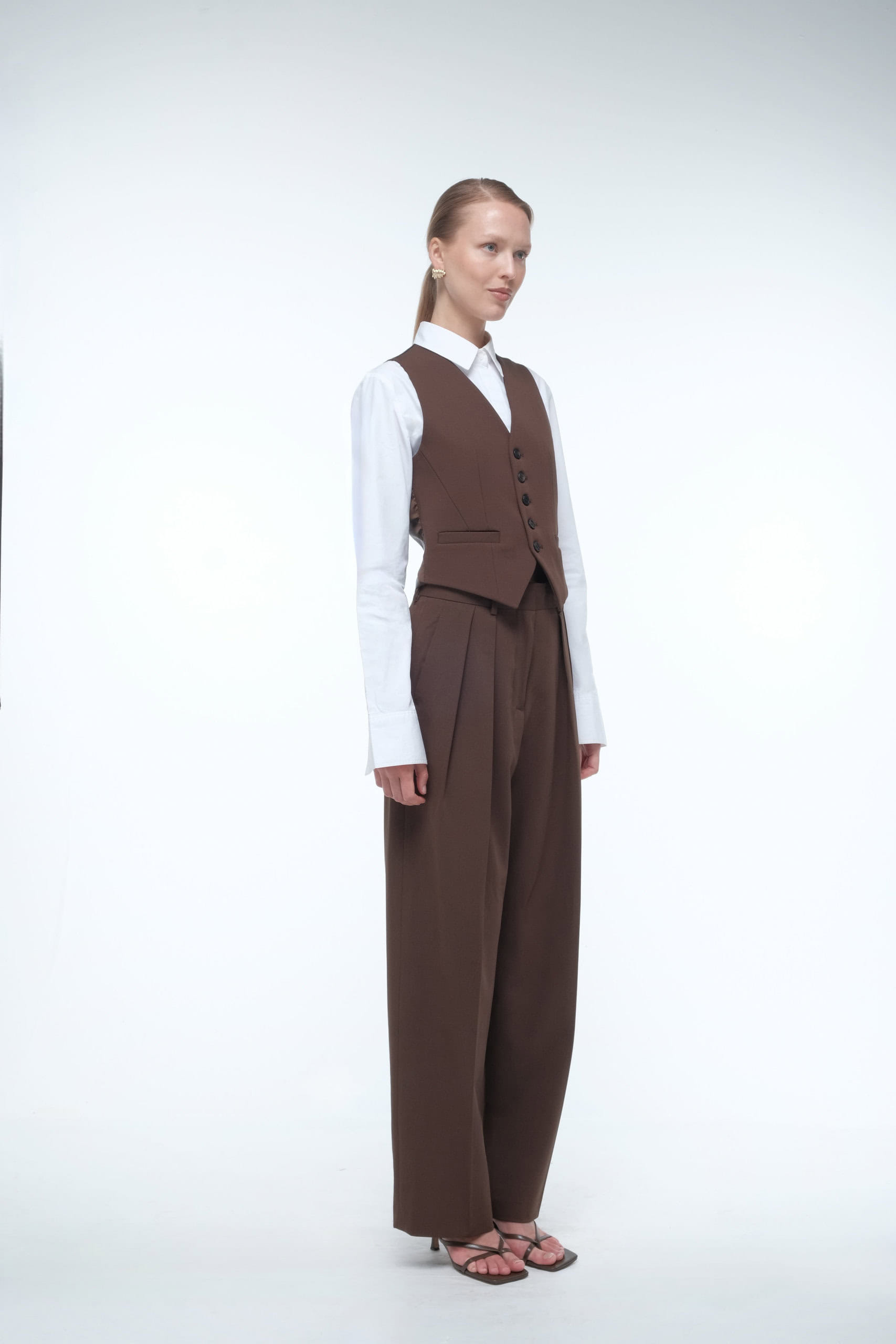 Tailored suit vest made by AFTERHOURS