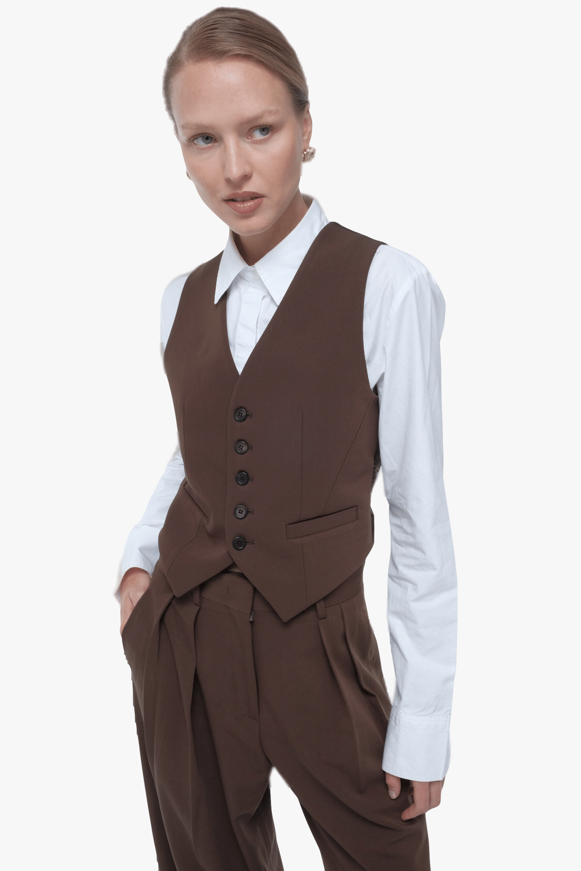 Tailored suit vest made by AFTERHOURS