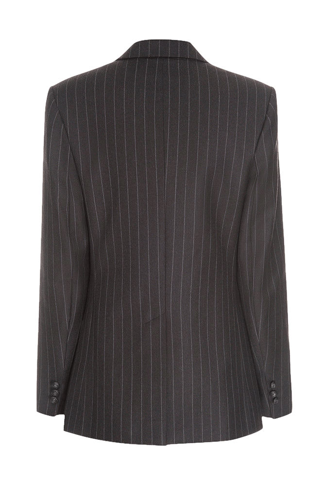 Striped Wool Jacket made by A.M.G