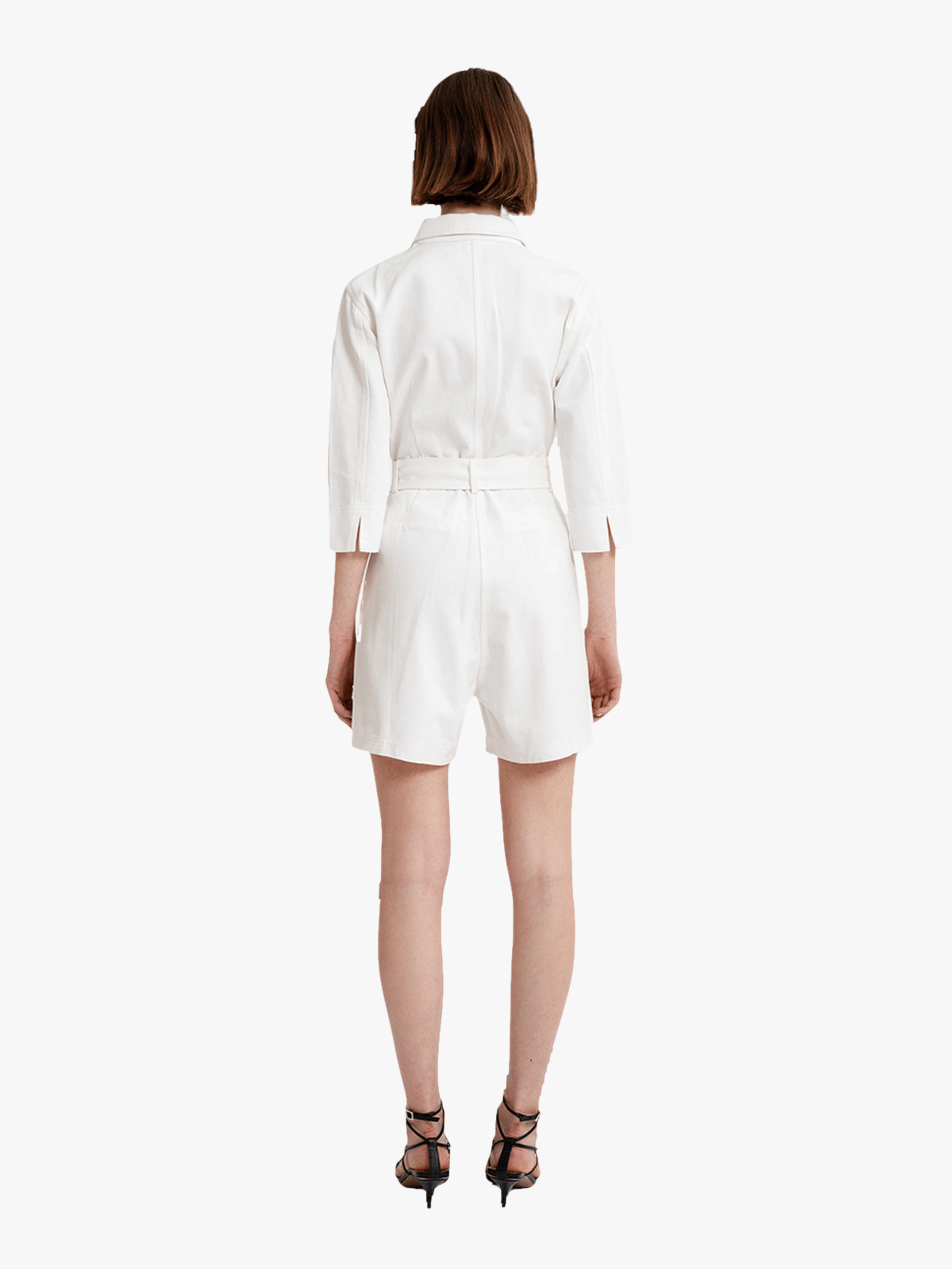 Gilda Jumpsuit in White made by AÉRYNE