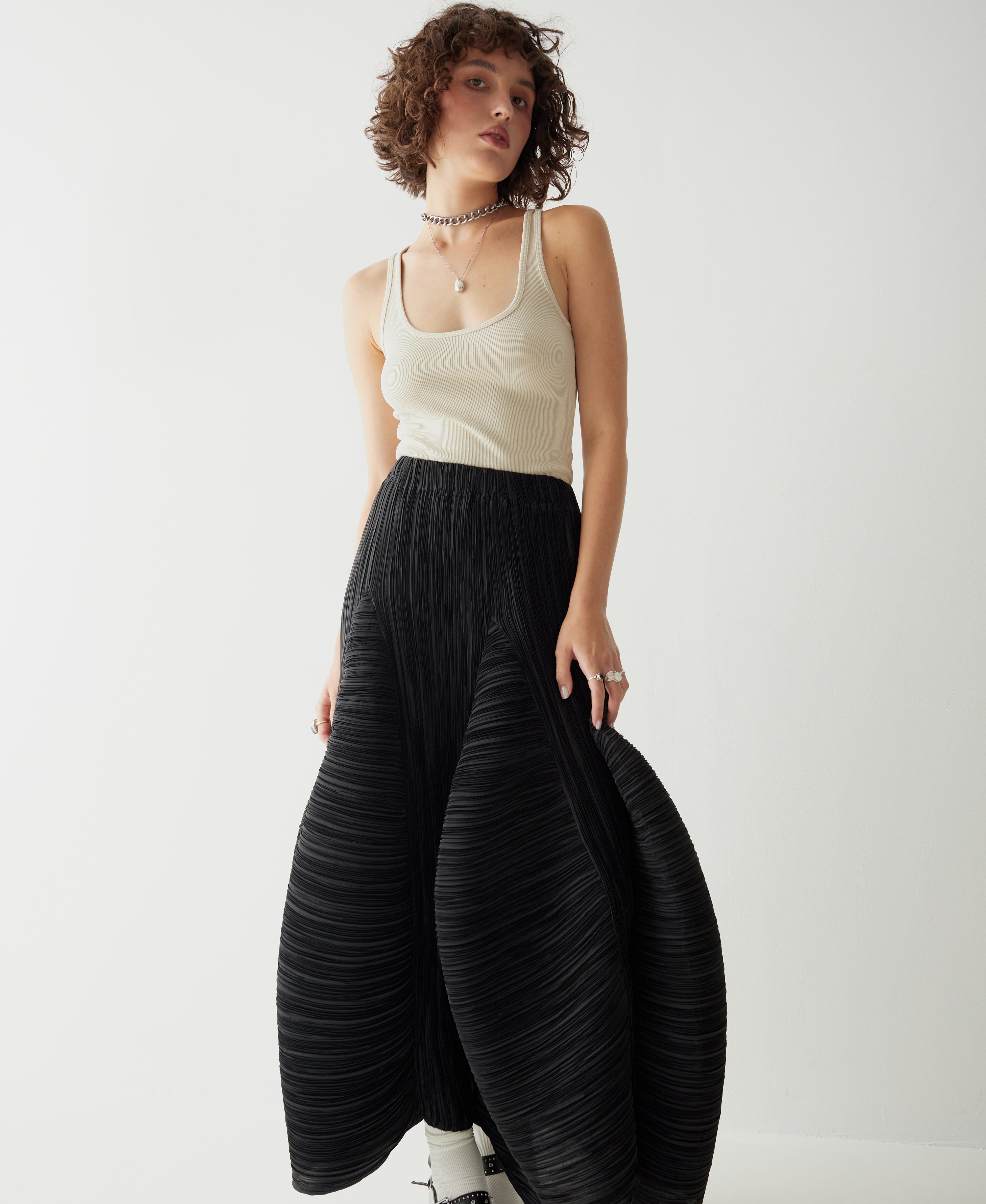 Maxi pleated SKIRT made by Tamar Keburia