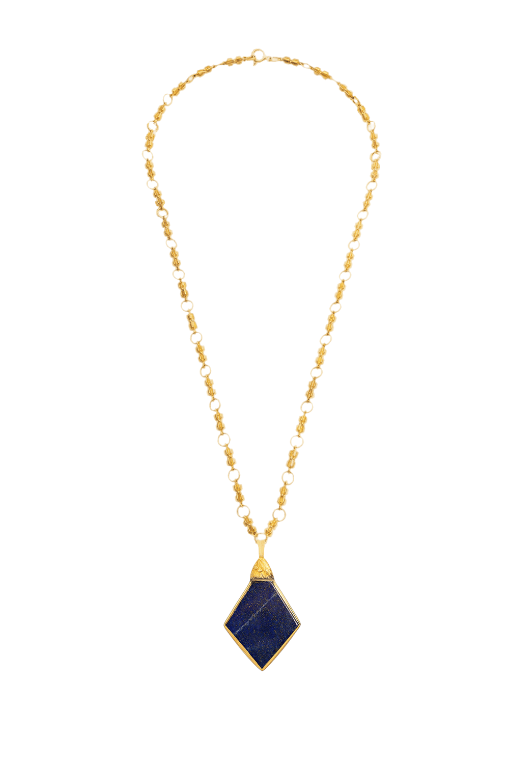 Lapis Gold Necklace made by Lora Istanbul