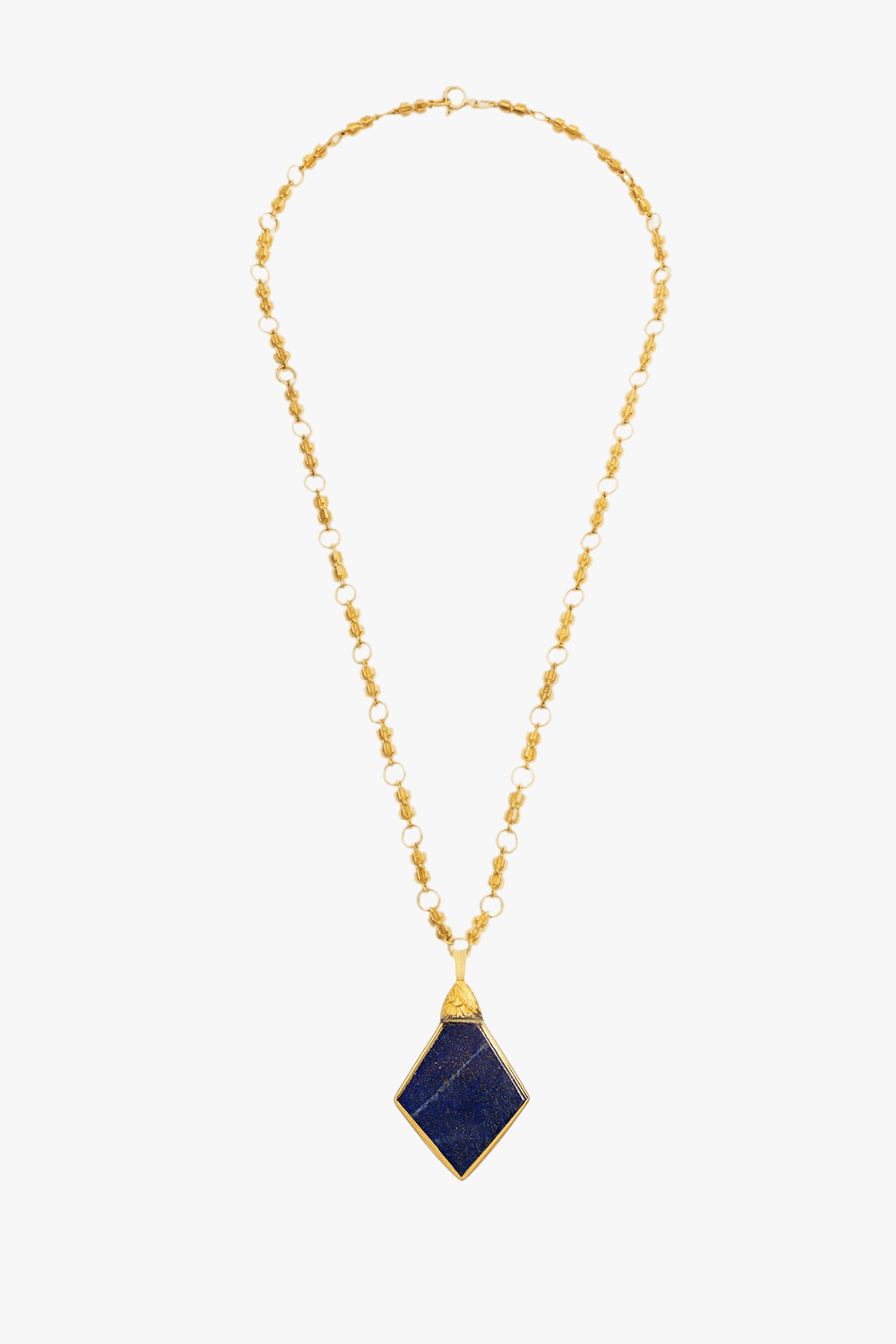 Lapis Gold Necklace made by Lora Istanbul