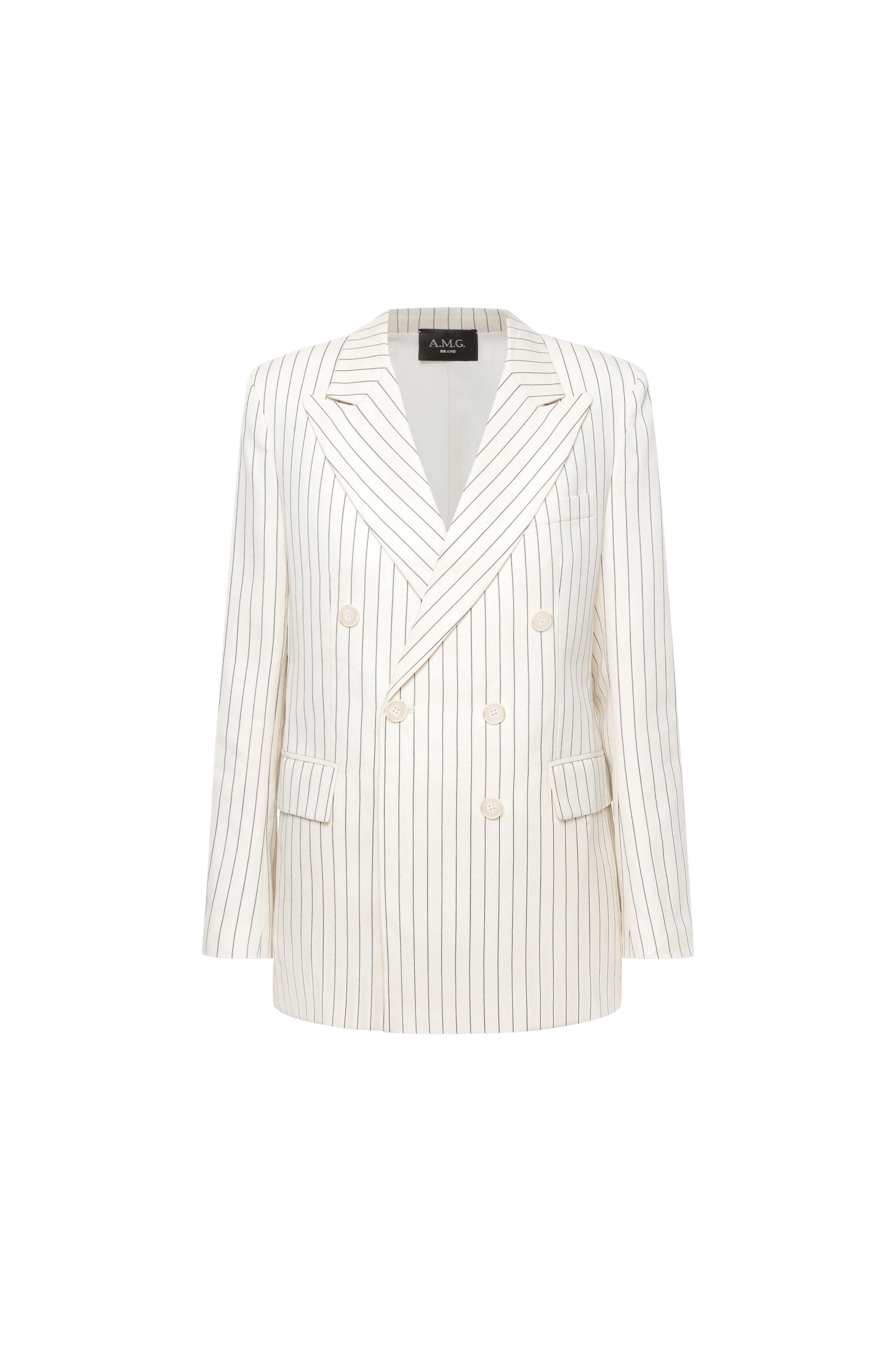 Striped jacket made by A.M.G