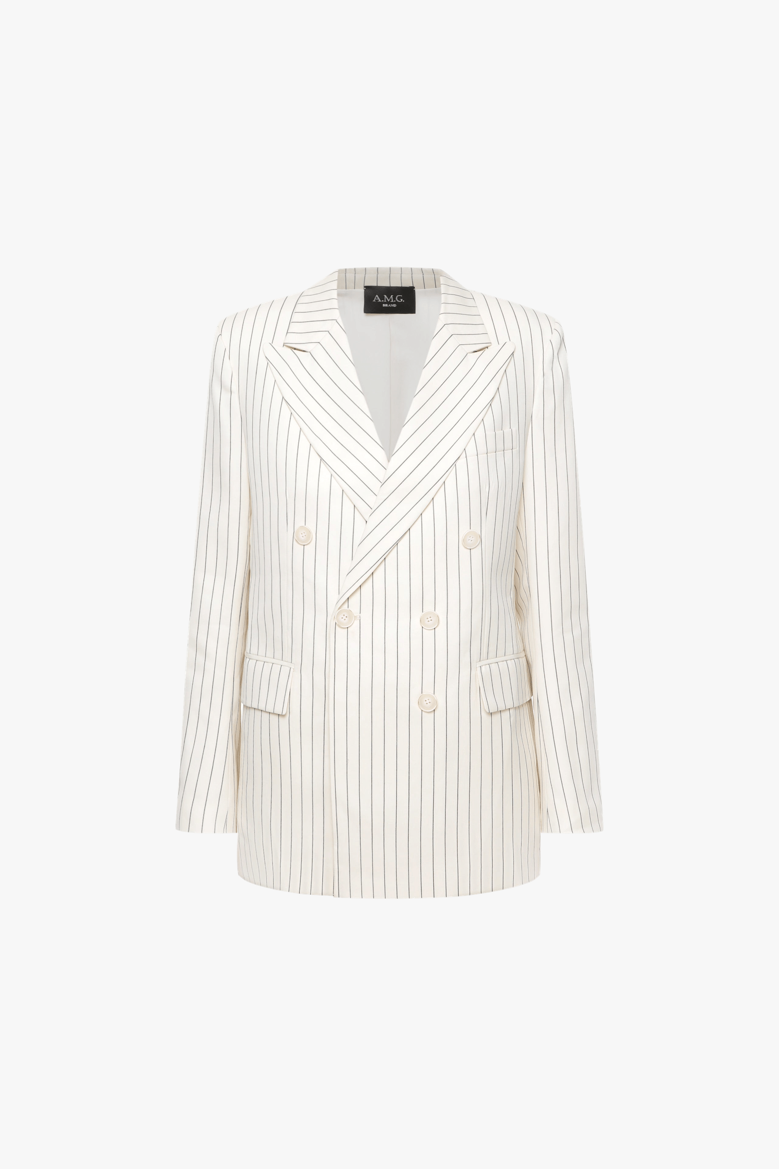 Striped jacket made by A.M.G