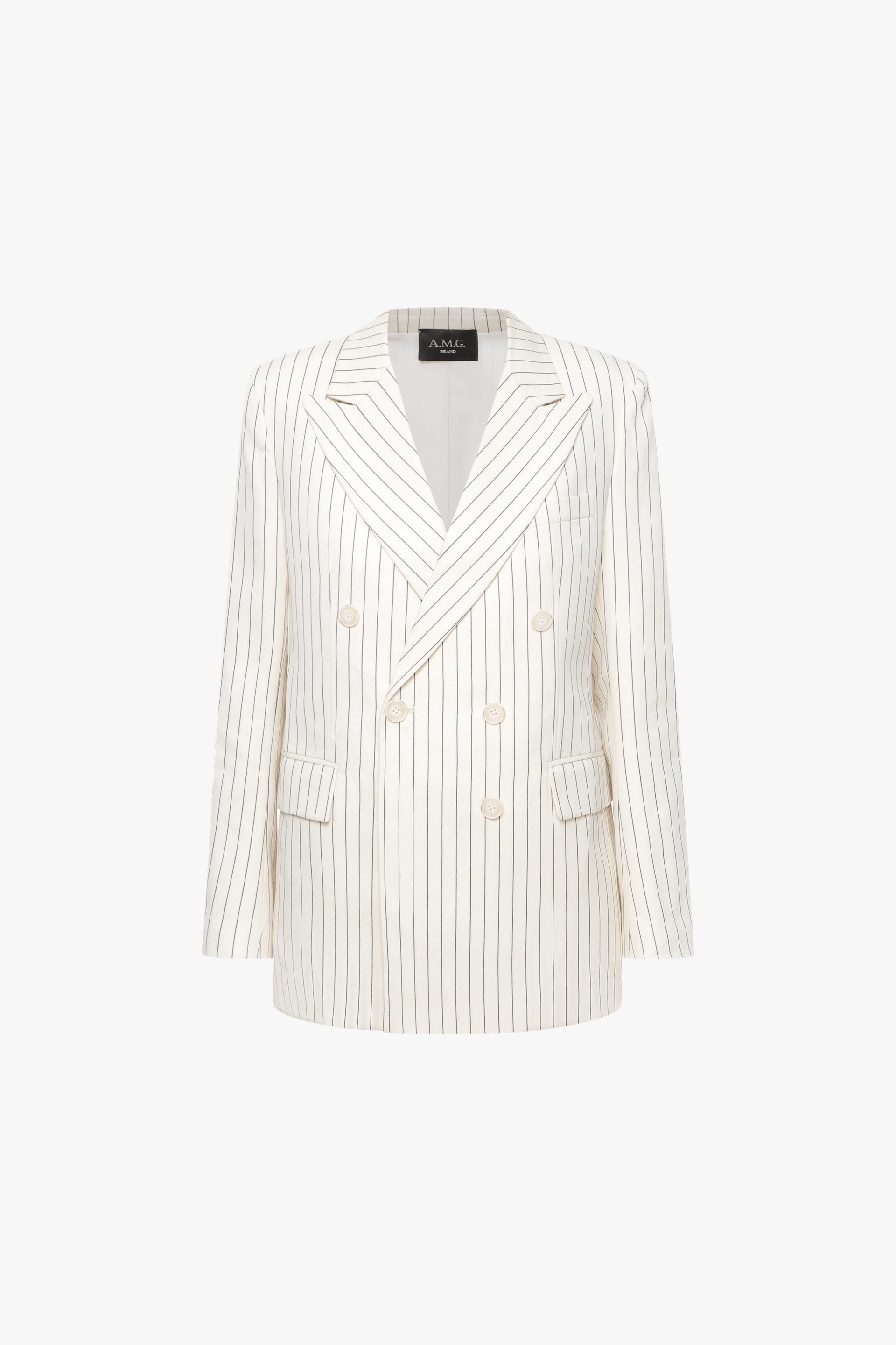 Striped jacket made by A.M.G