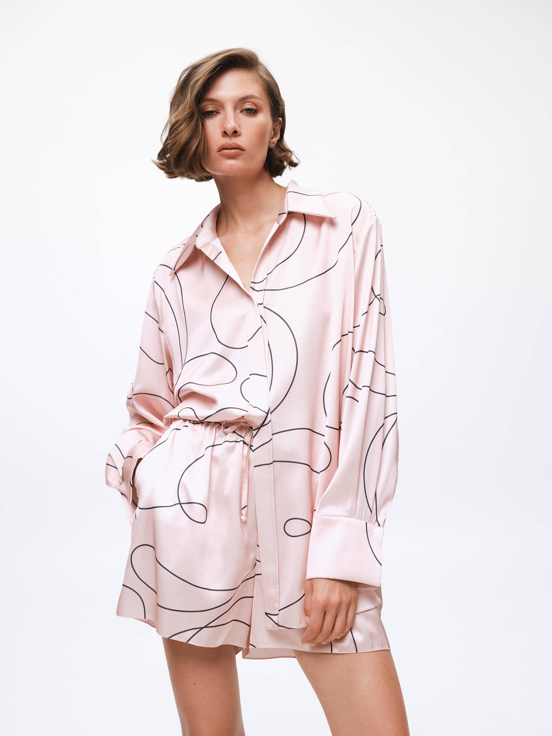 Silk Monogram Suit made by Gasanova