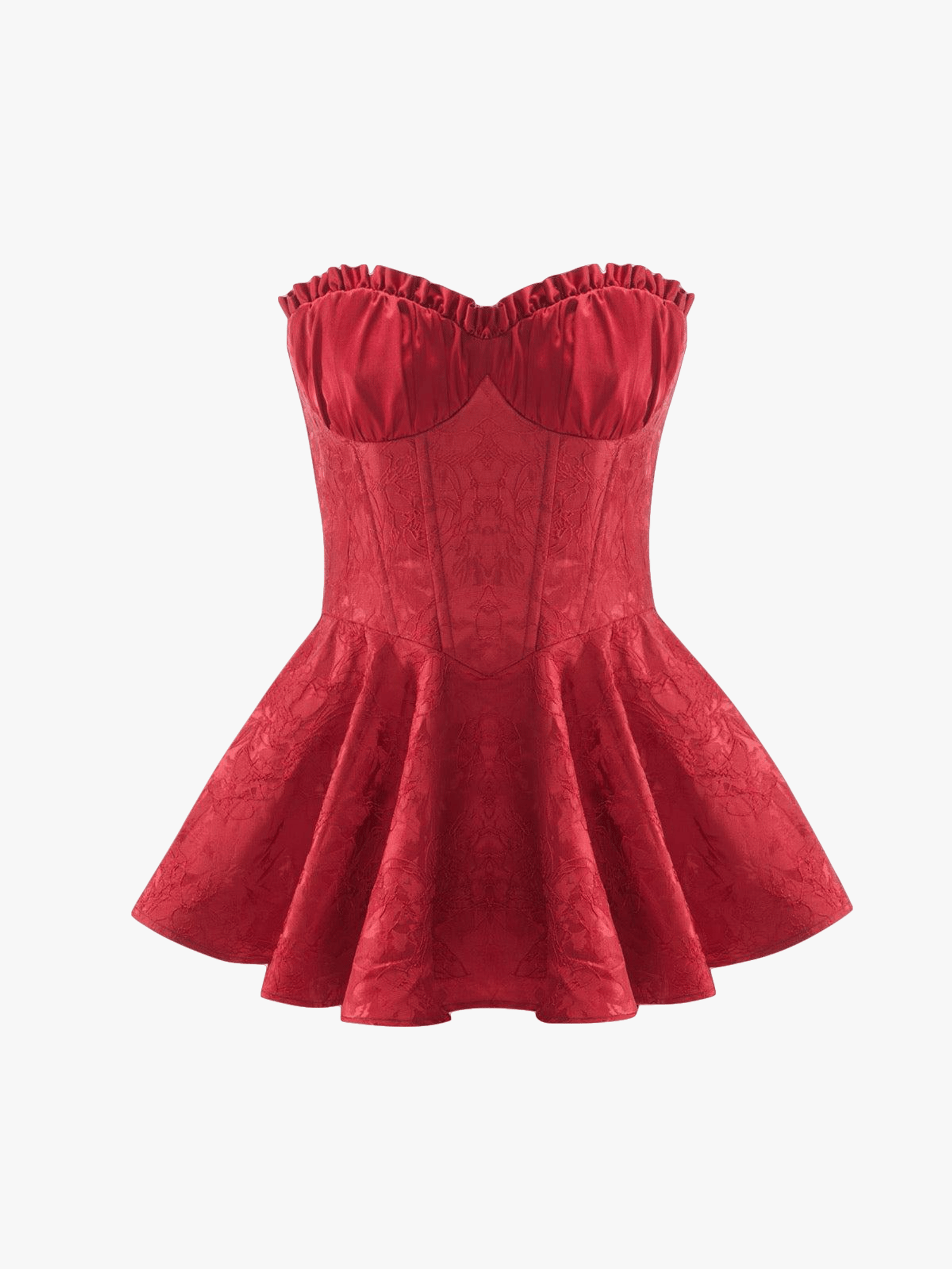 Airina Dress (Red) in Red made by Nana Jacqueline