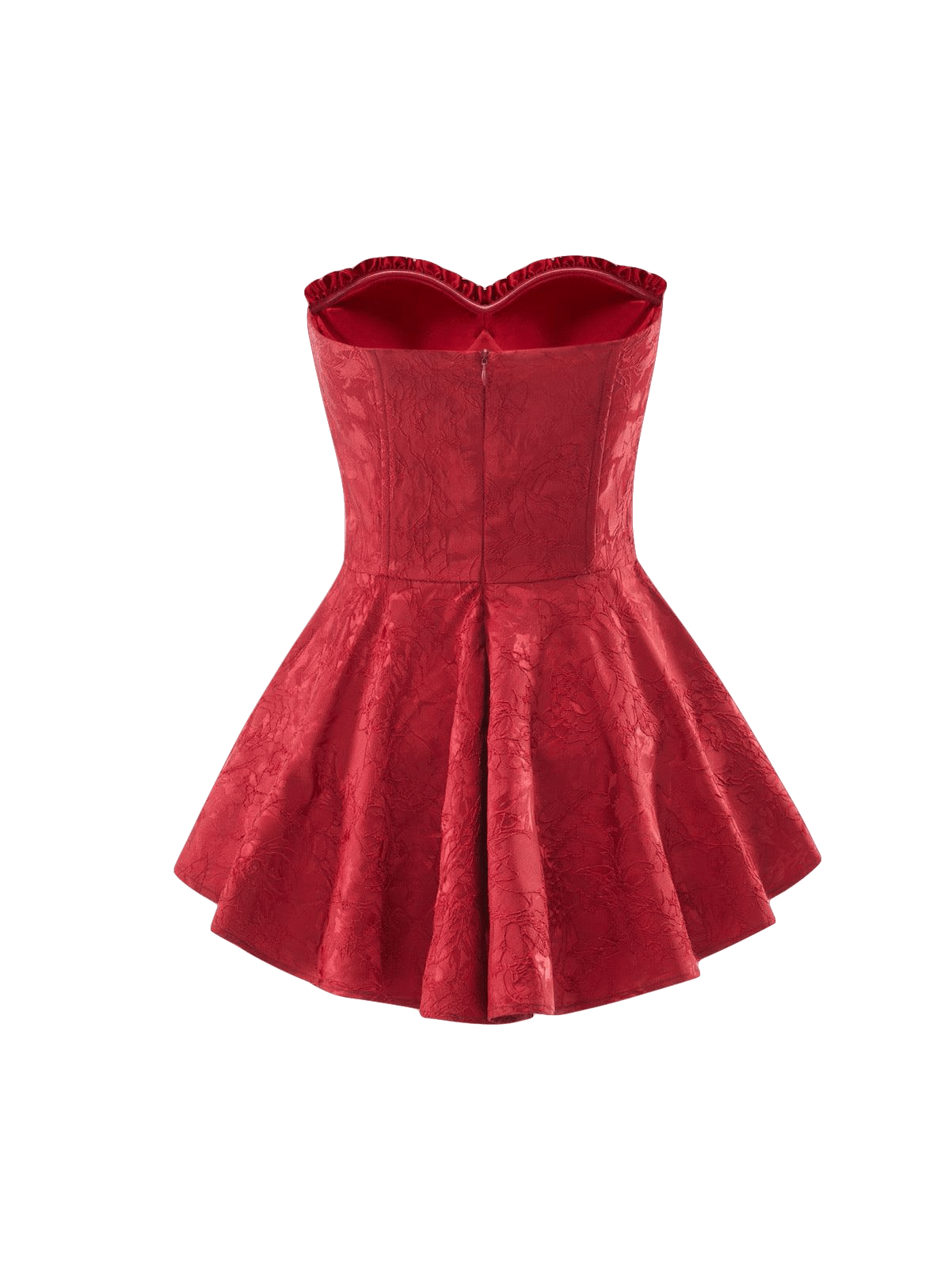 Airina Dress (Red) in Red made by Nana Jacqueline
