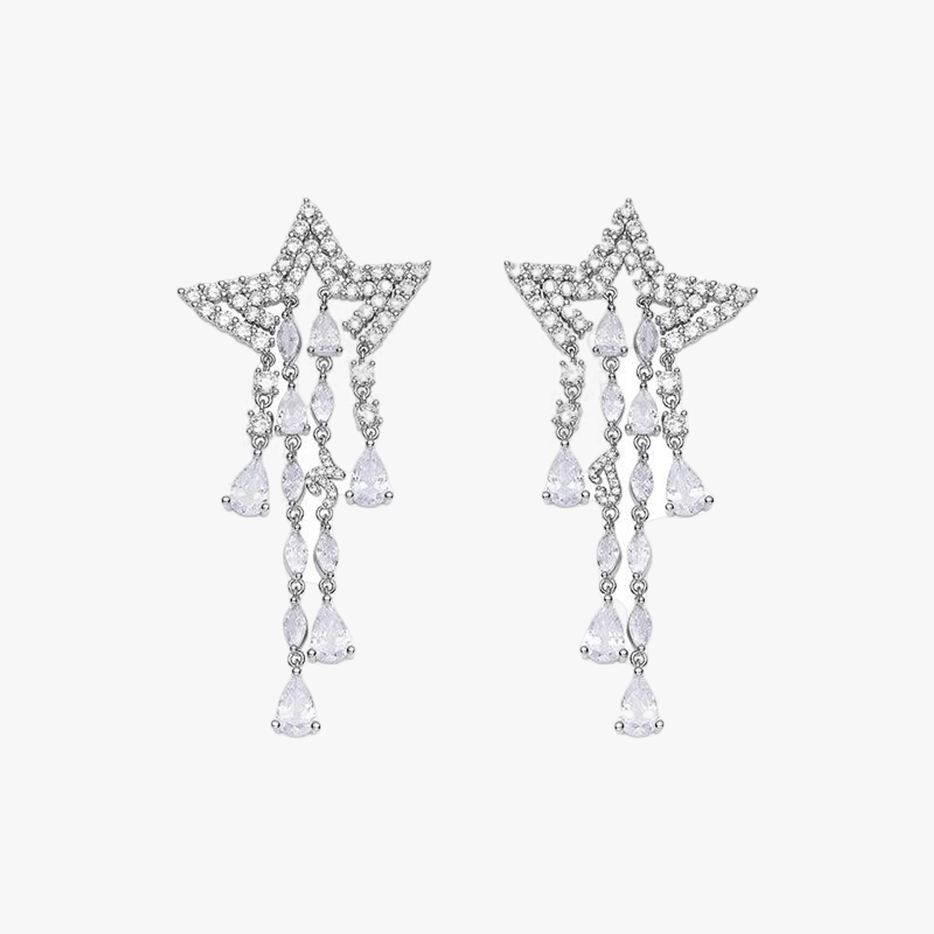 Aria Earrings (Final Sale) in Silver made by Nana Jacqueline