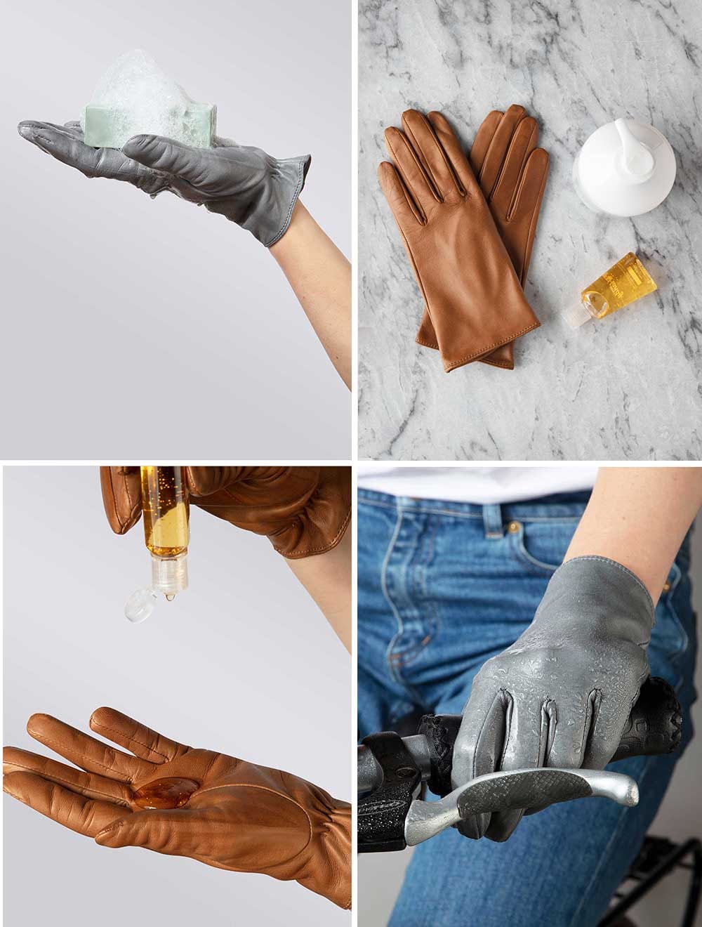 Washable Leather London Tan made by Handsome Stockholm