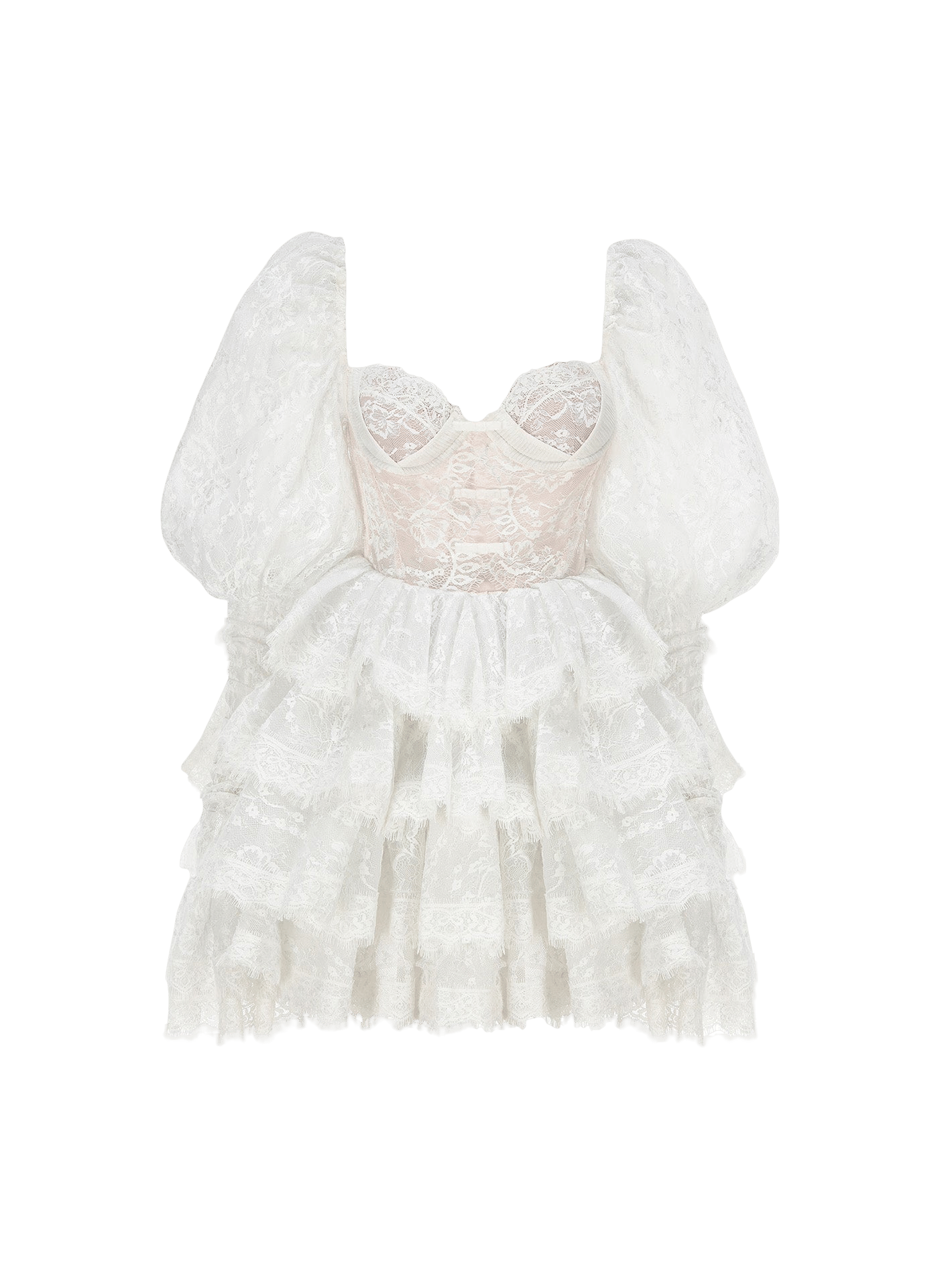 Penelope Lace Dress (White) made by Nana Jacqueline