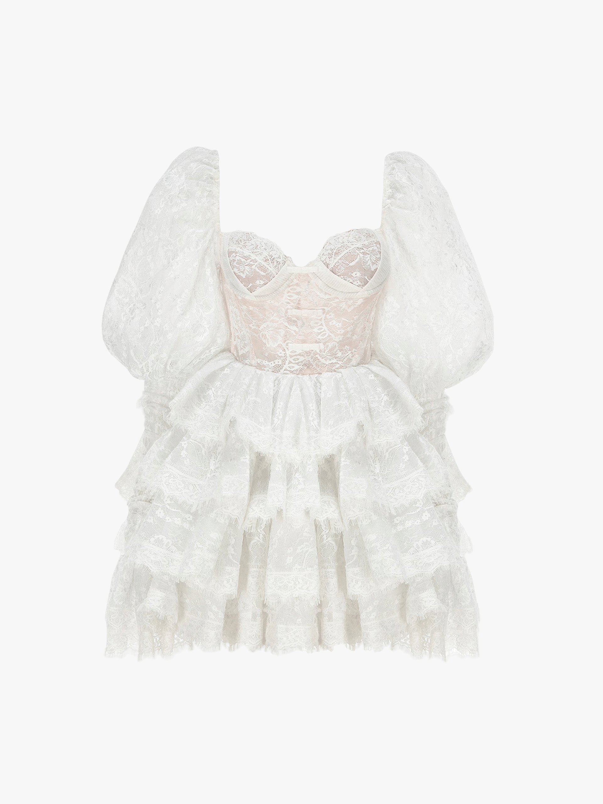 Penelope Lace Dress (White) made by Nana Jacqueline