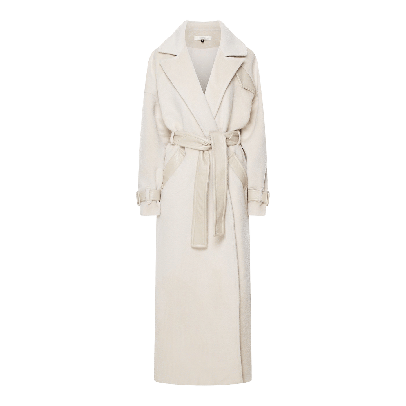 Long Alpaca Coat made by YAVORSKA