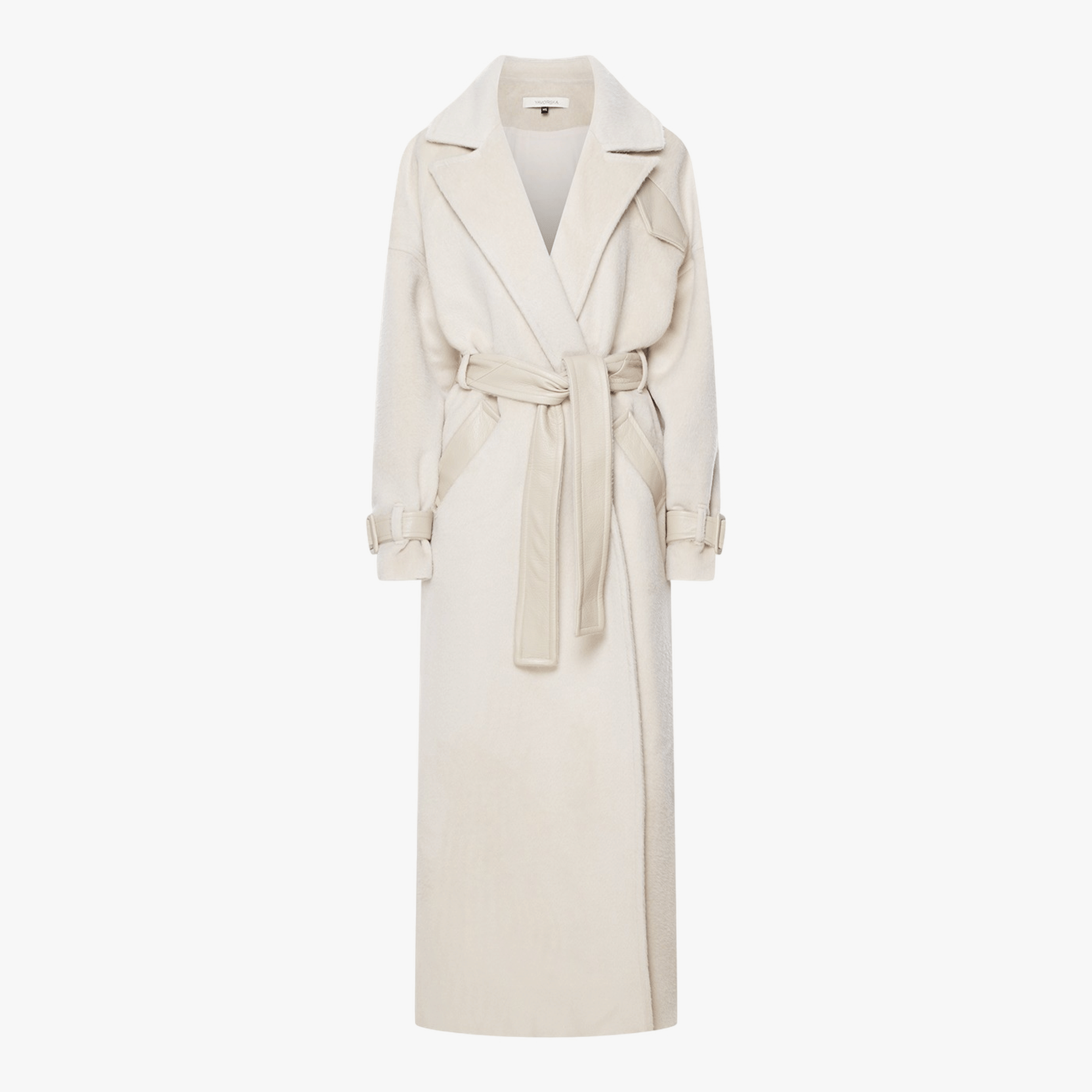 Long Alpaca Coat made by YAVORSKA