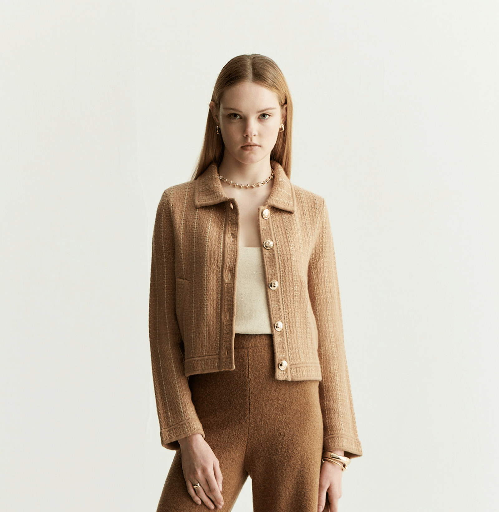 FANCY BOUCLÉ BLOSUON made by CRUSH Collection