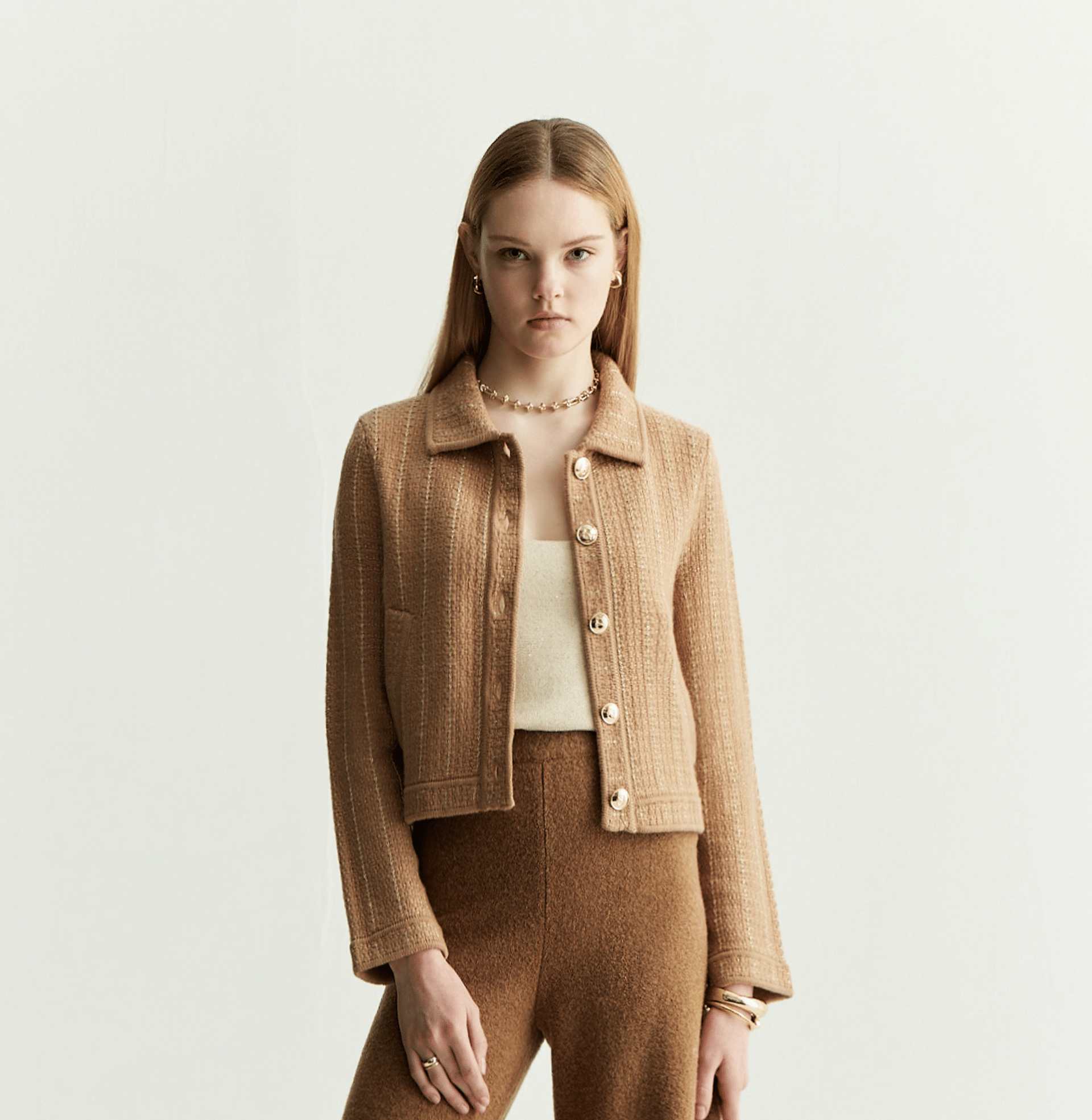 FANCY BOUCLÉ BLOSUON made by CRUSH Collection