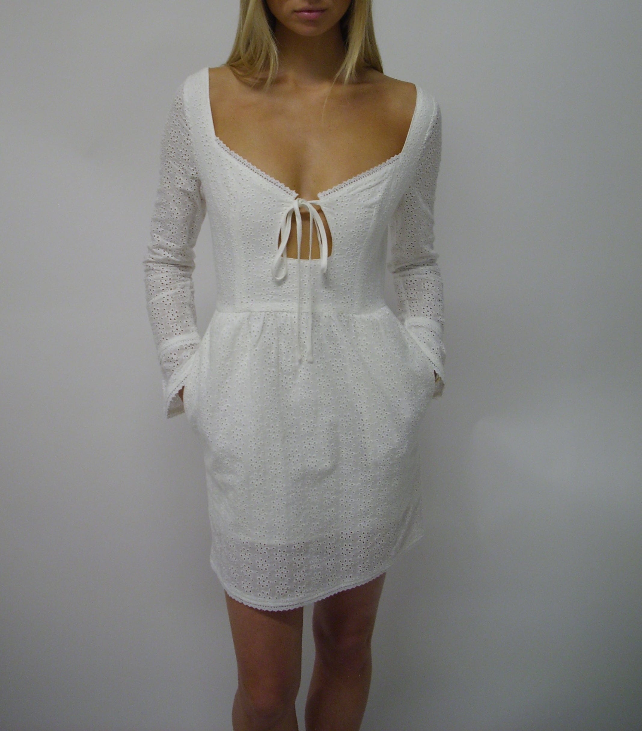 Broderie Anglaise dress made by CLOEYS