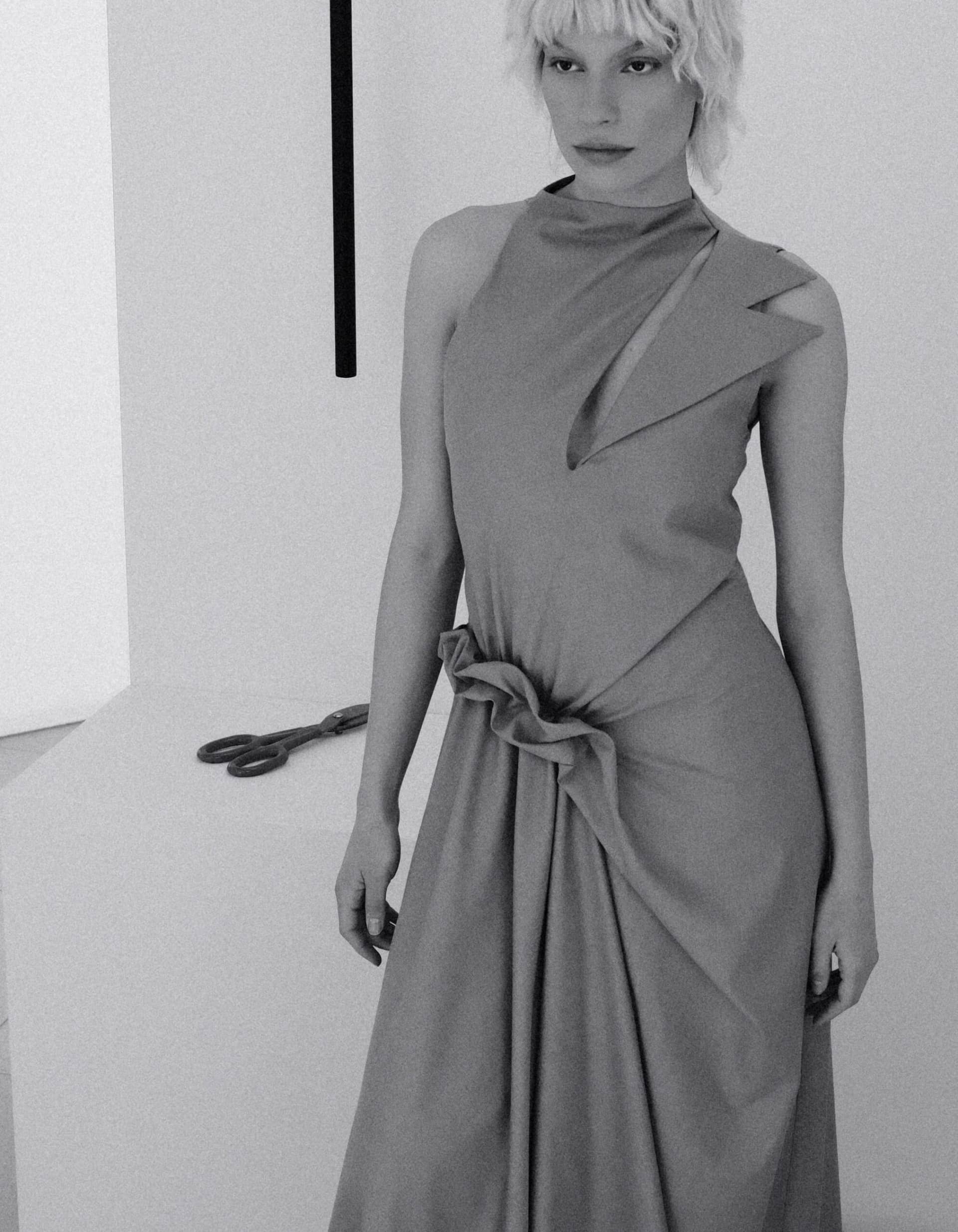 MONE Olive Midi Dress made by MAET