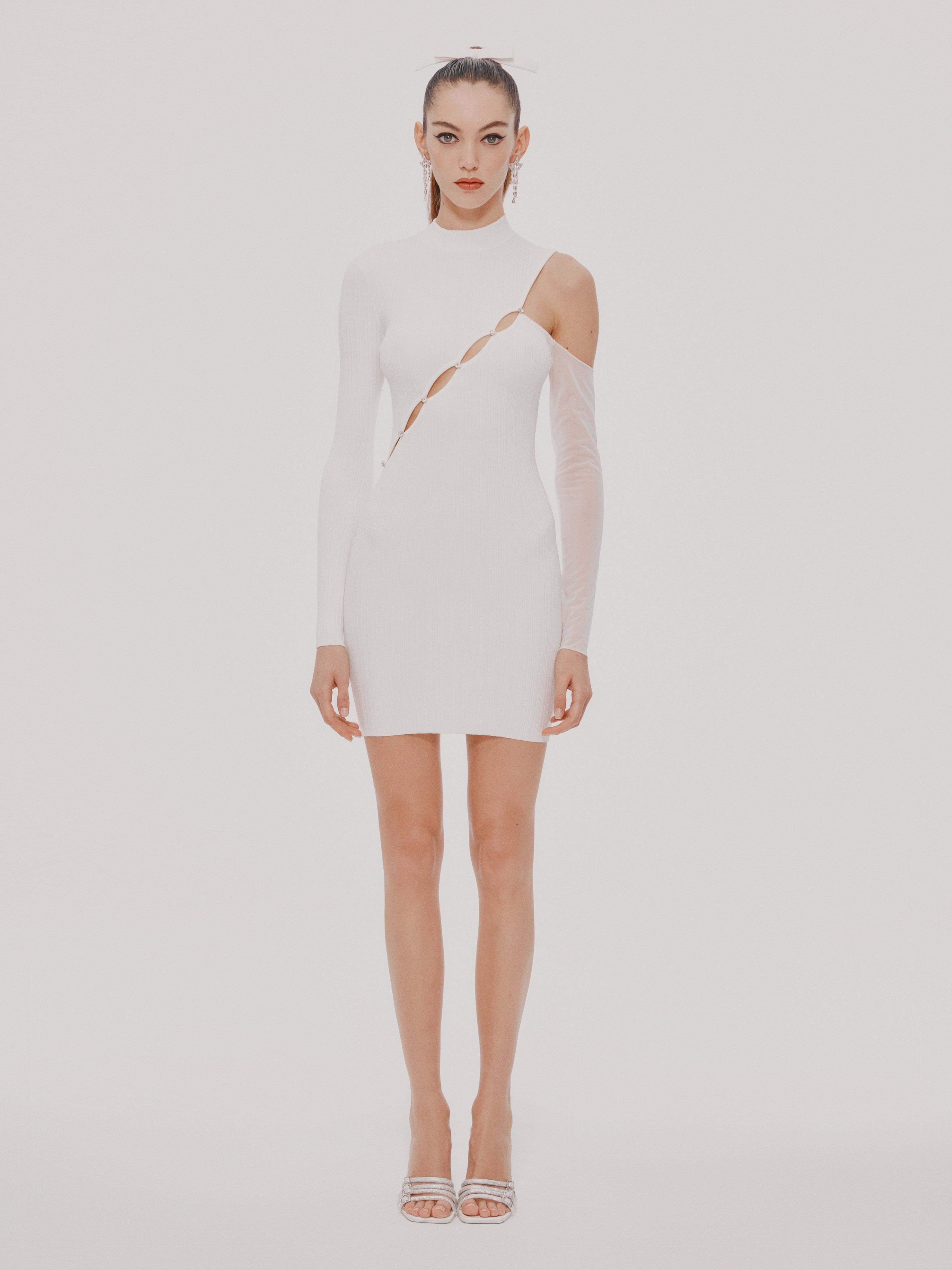 Maggie Dress White (Final Sale) made by Nana Jacqueline