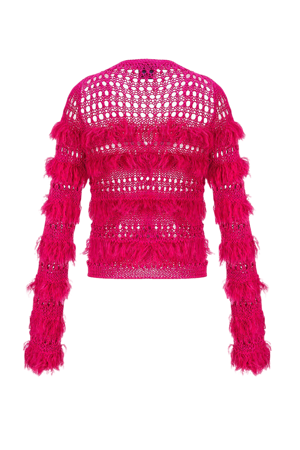 Purple Handmade Knit Sweater made by ANDREEVA