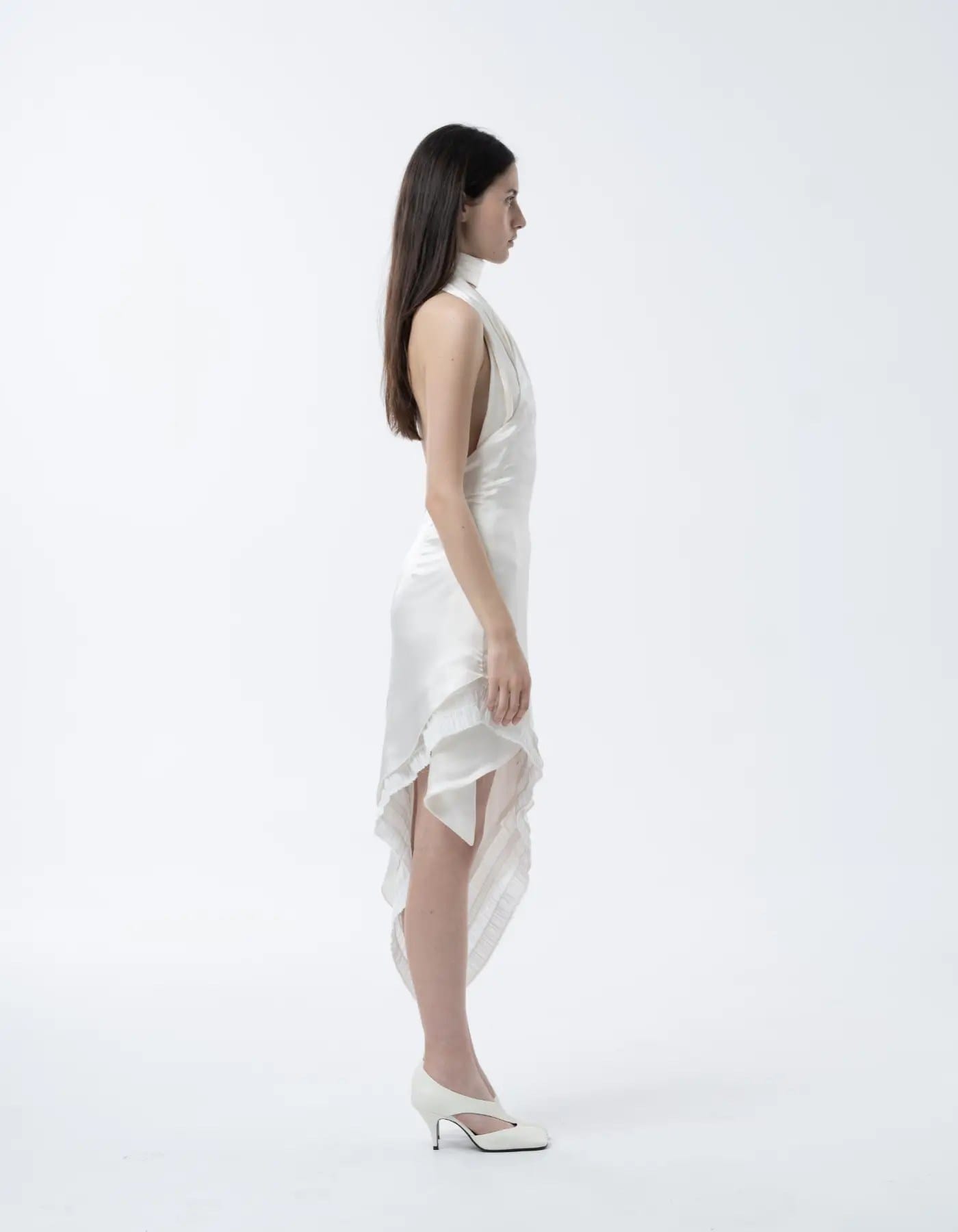 NYRE Silk Midi Dress made by MAET