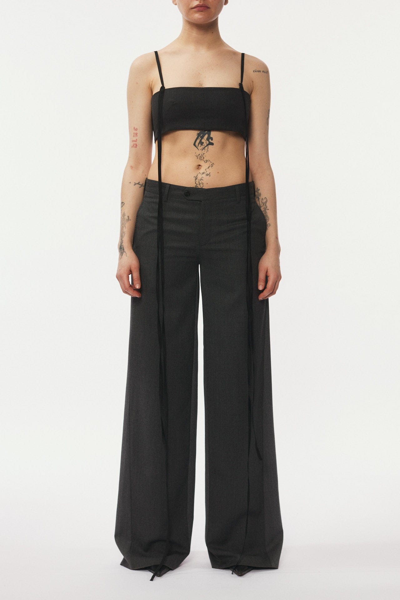 Bandeau Top Wool - Grey made by Gemme Collective