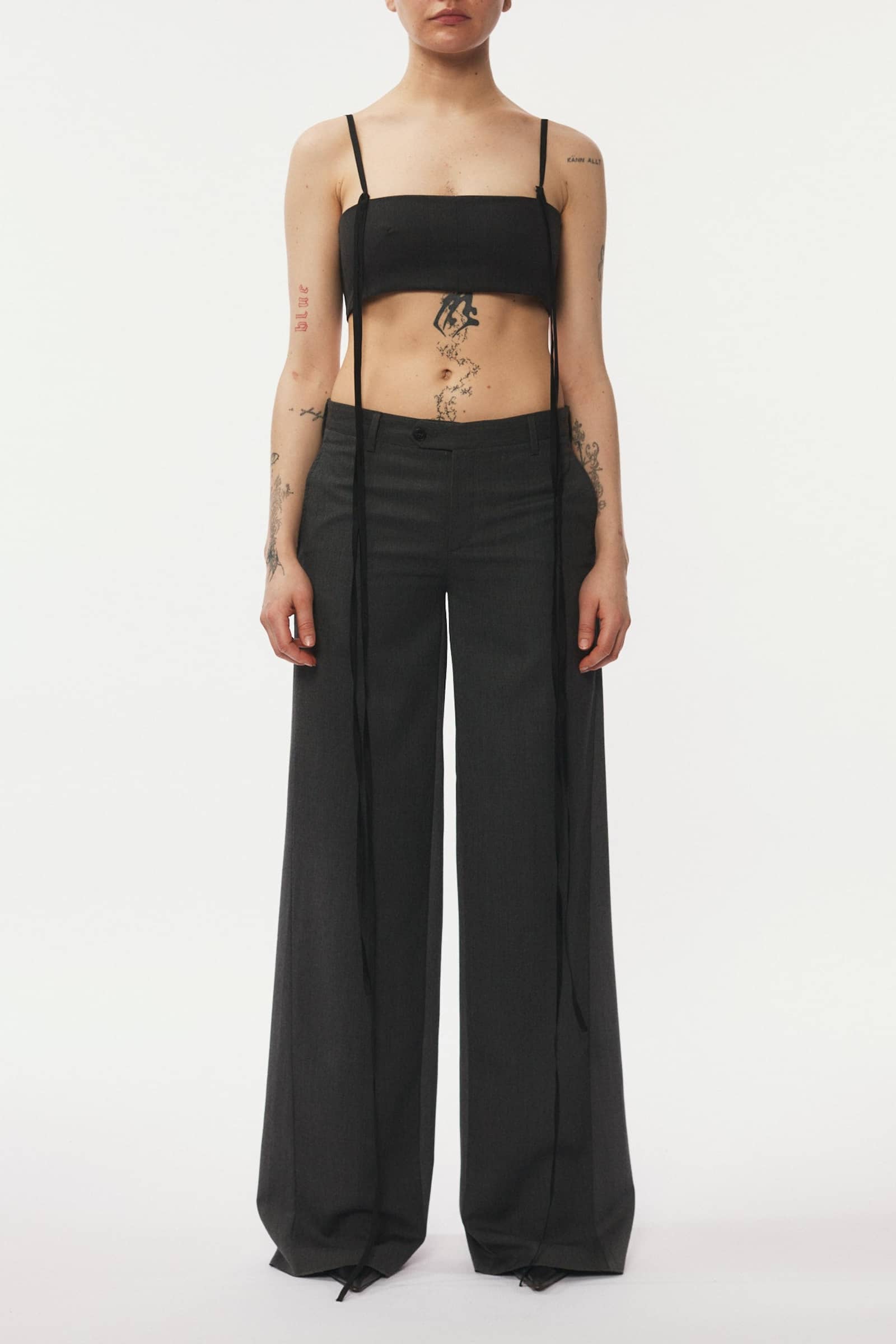 Bandeau Top Wool - Grey made by Gemme Collective