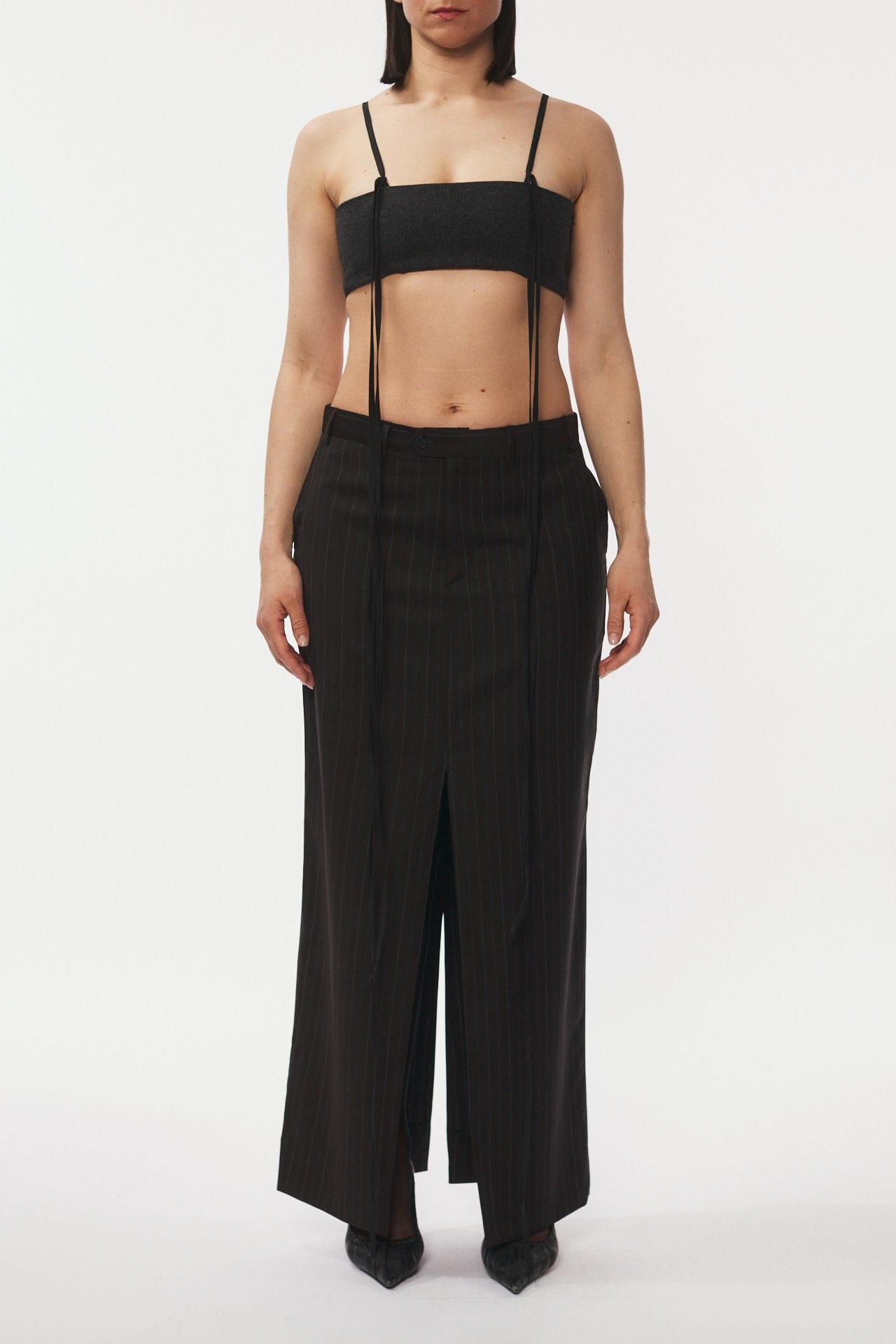 Bandeau Top Wool - Grey made by Gemme Collective