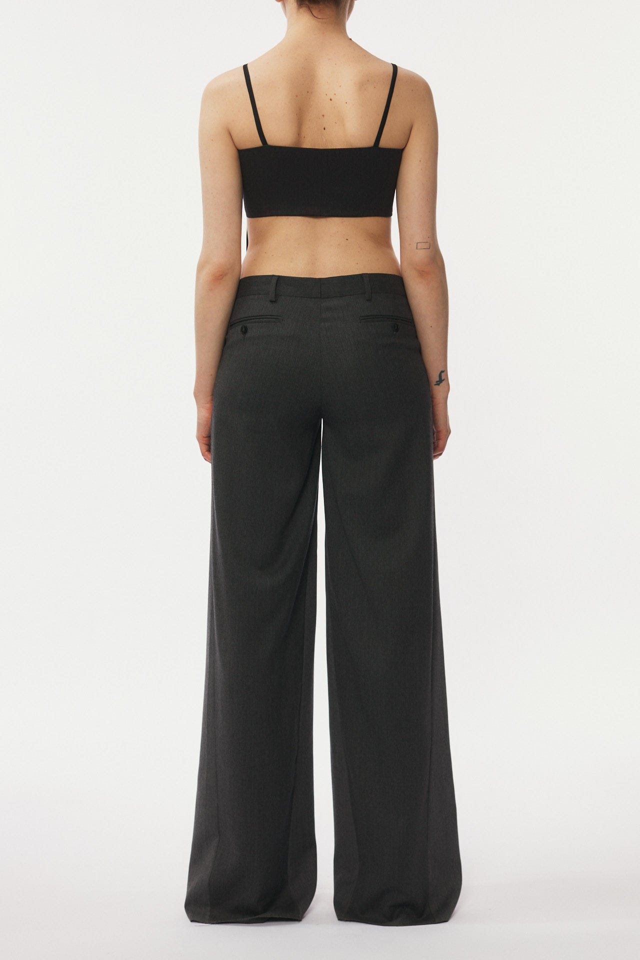 Bandeau Top Wool - Grey made by Gemme Collective