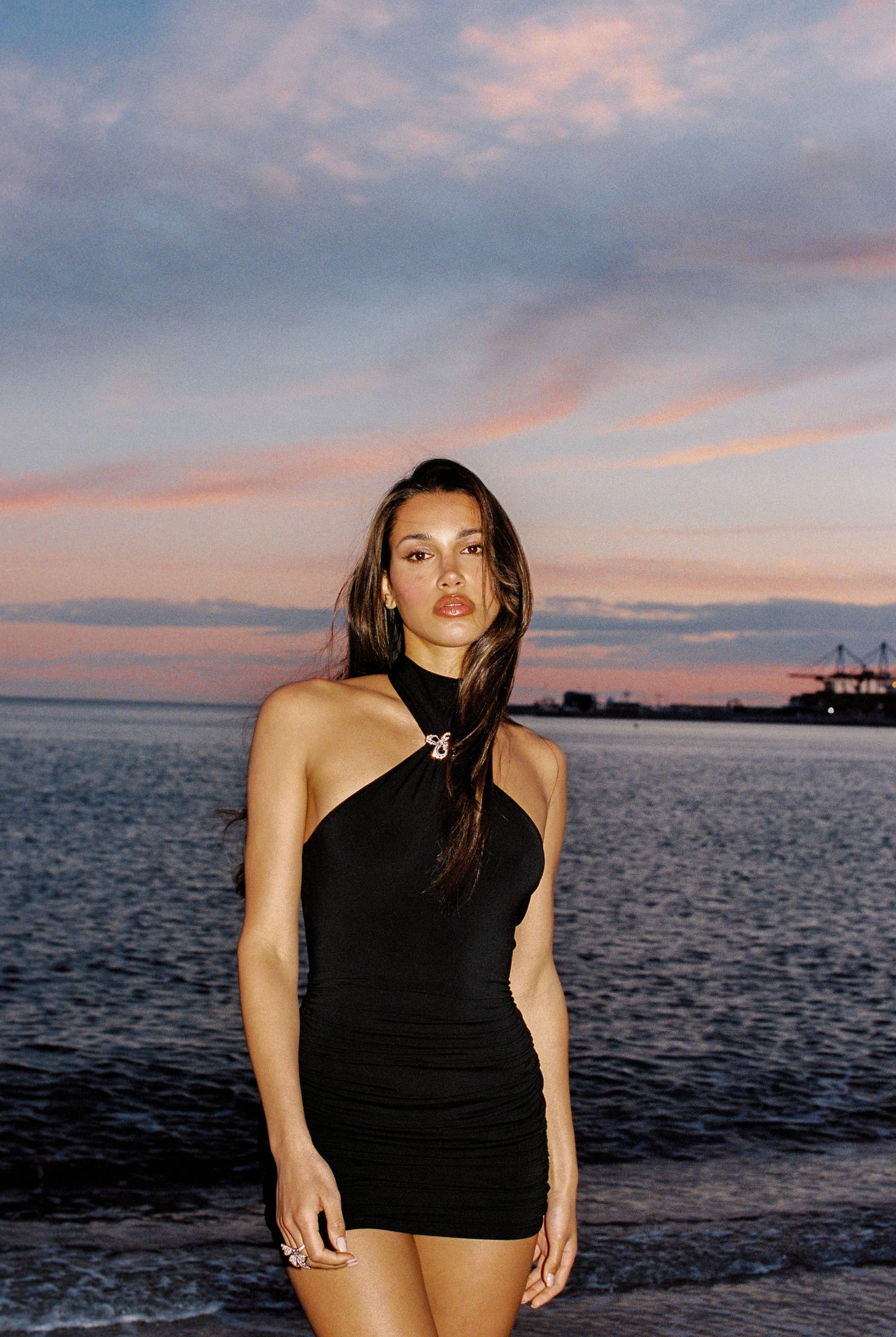 Nova Dress (Black) made by Nana Jacqueline