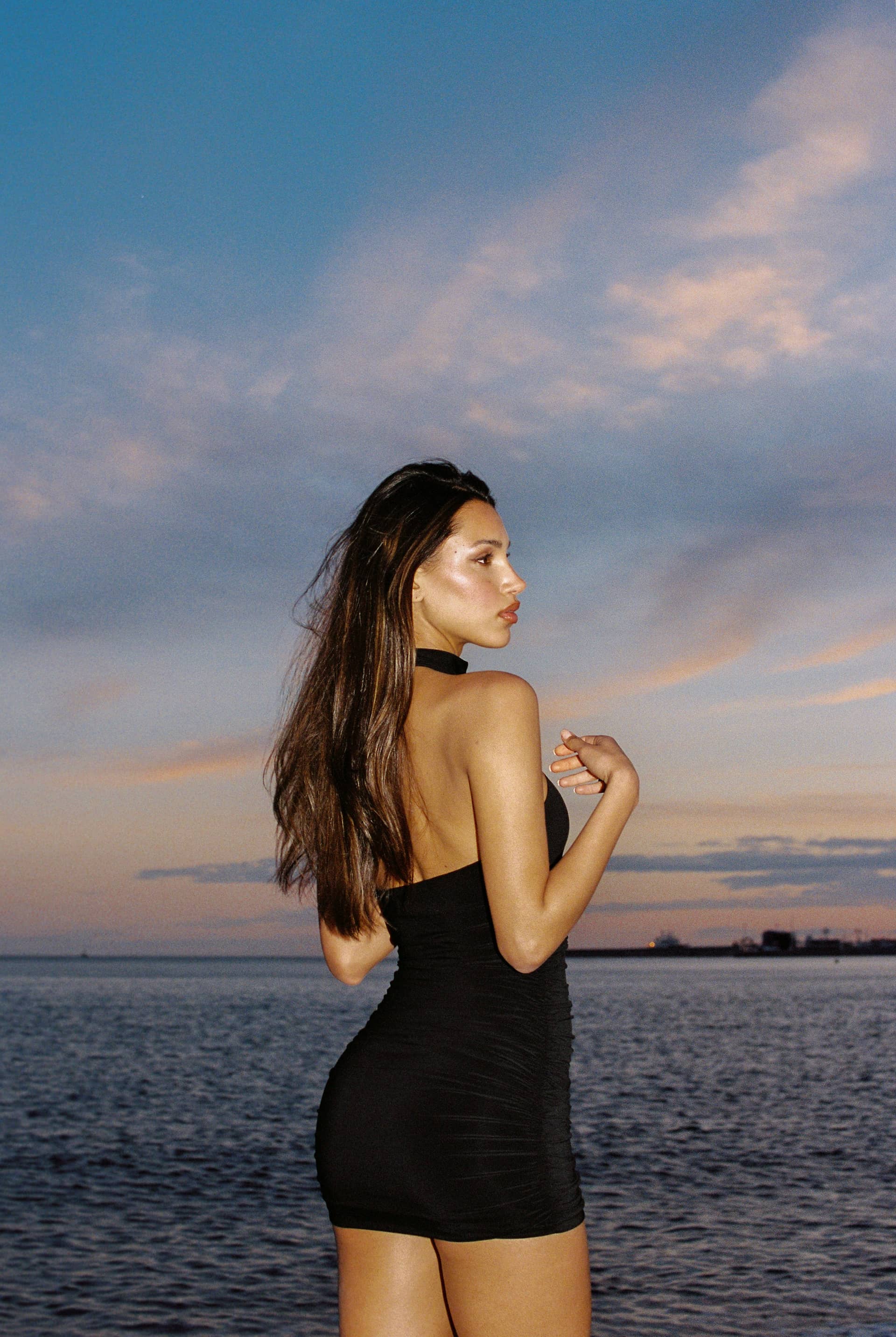 Nova Dress (Black) made by Nana Jacqueline