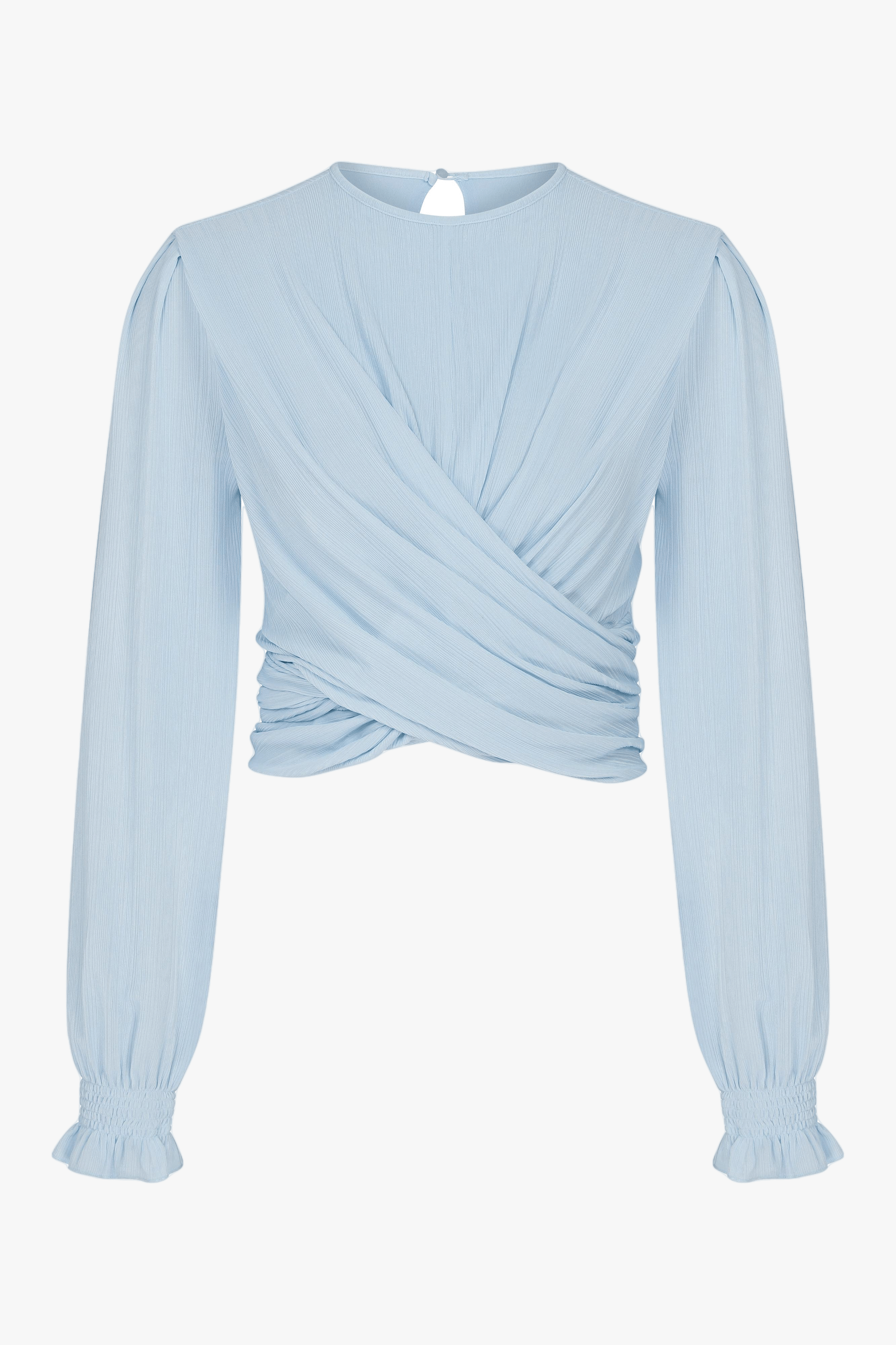 Orvell Light-Weight Knitted Drapped Top made by Nazli Ceren