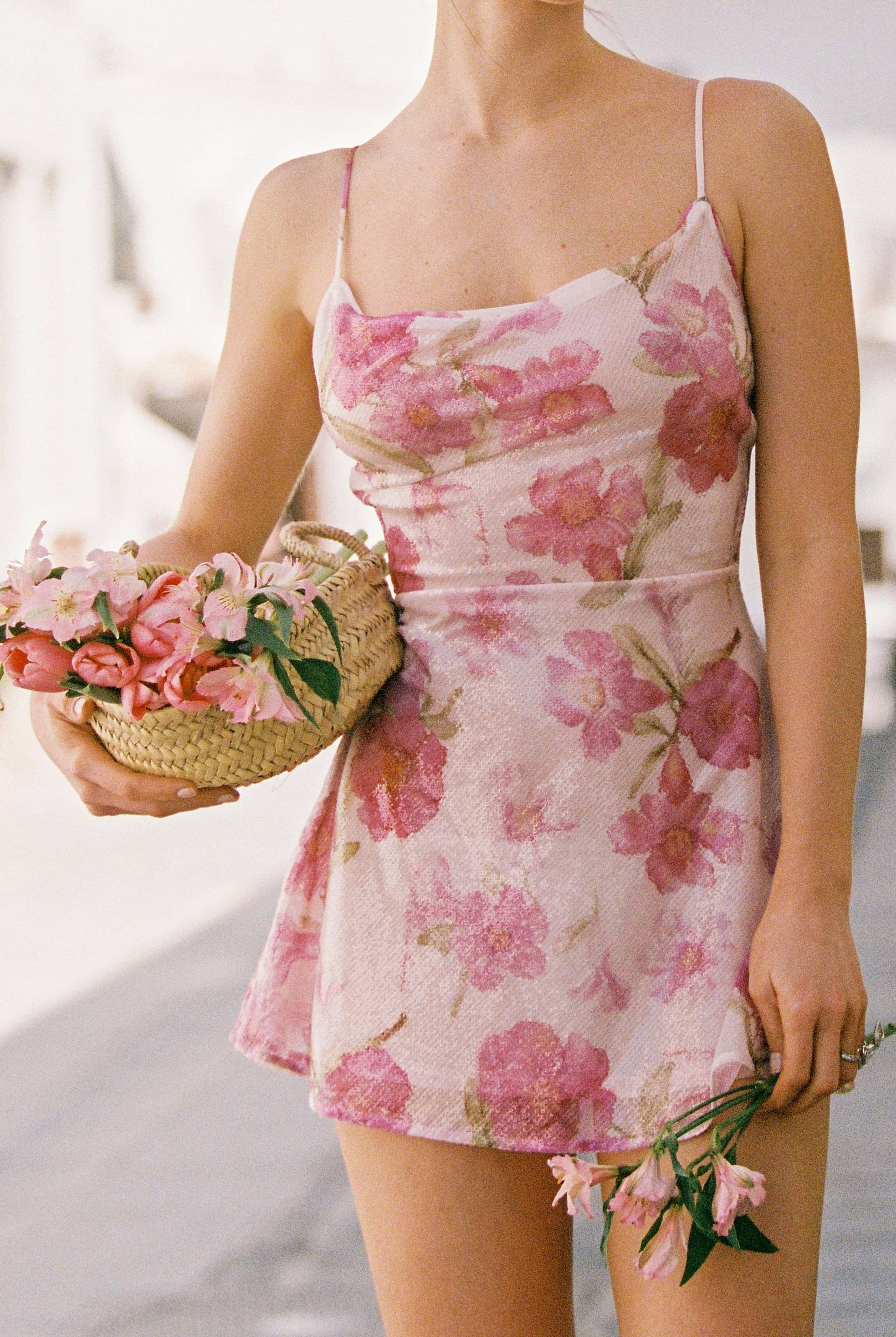 Aria Dress (Pink) made by Nana Jacqueline