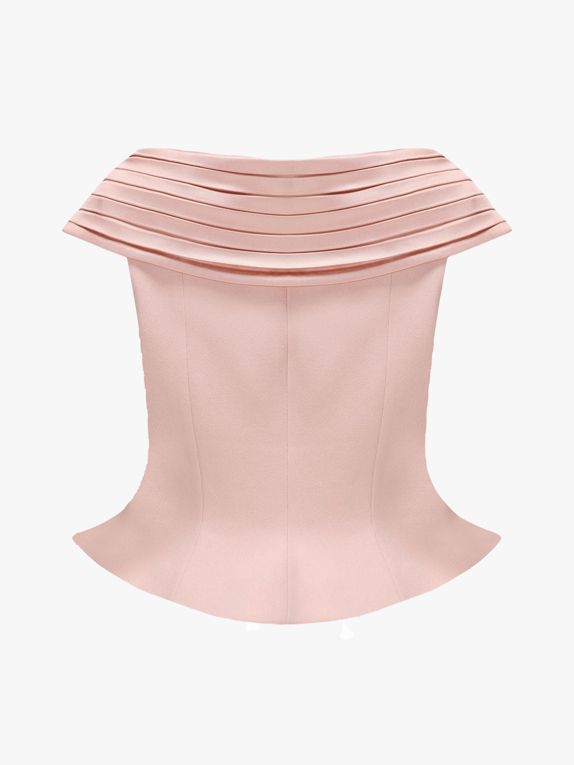 Belle Satin Top (Light Pink) (Final Sale) in Pink made by Nana Jacqueline