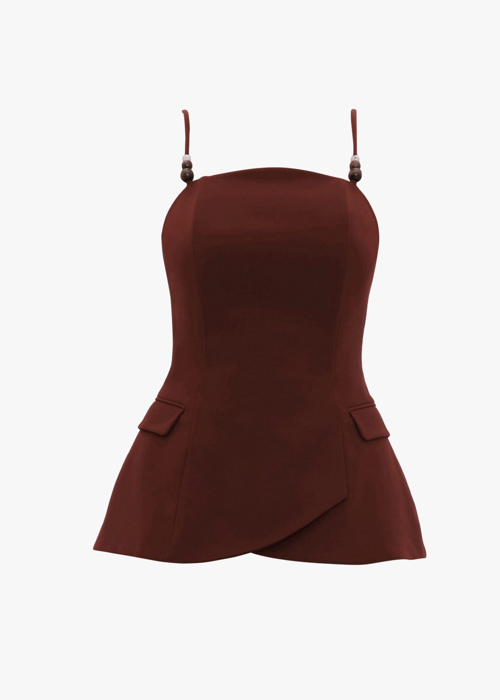 VARU TOP - CINNAMON made by Andrea Iyamah