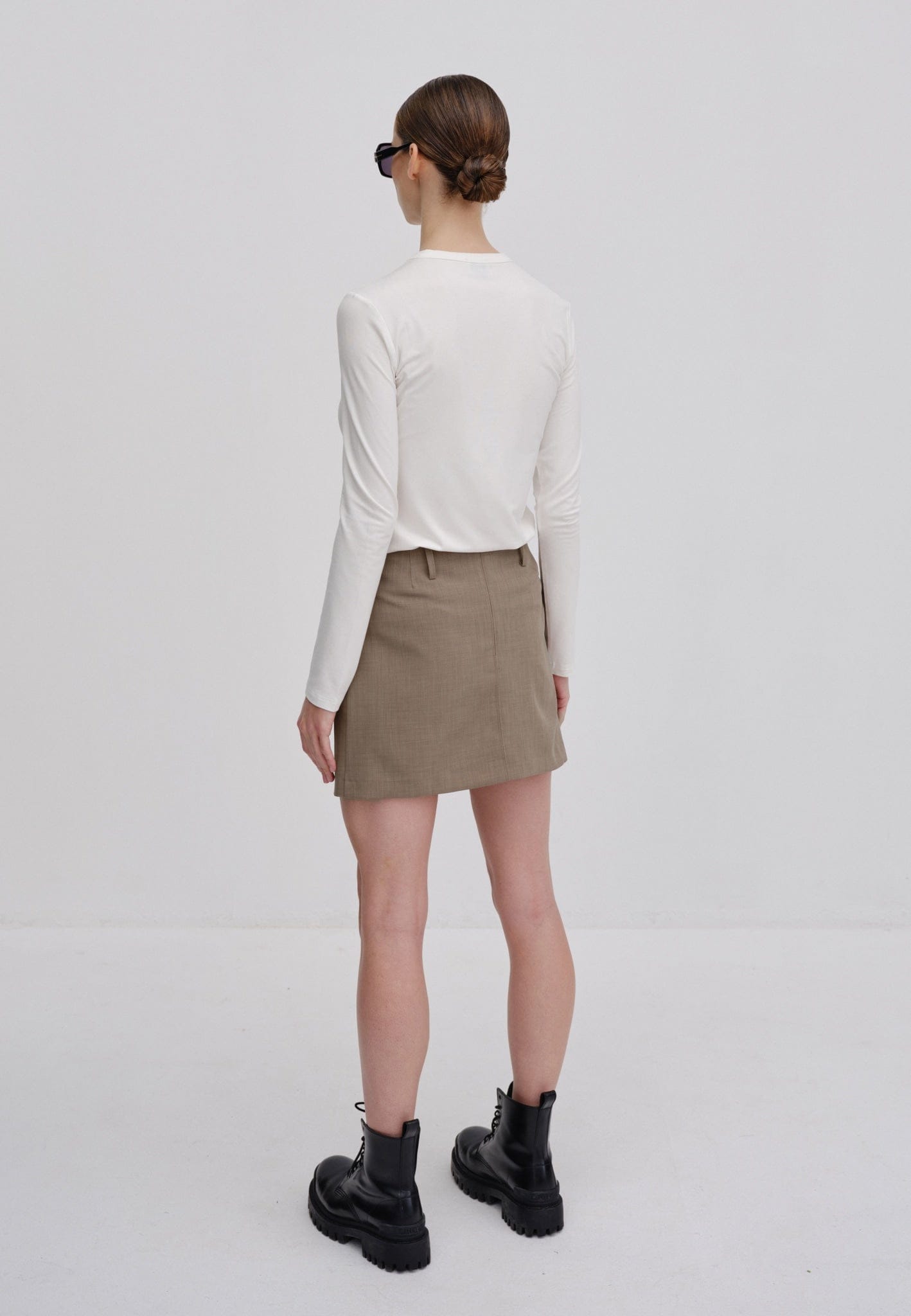 Carolina Skirt - Rock in Brown made by HERSKIND