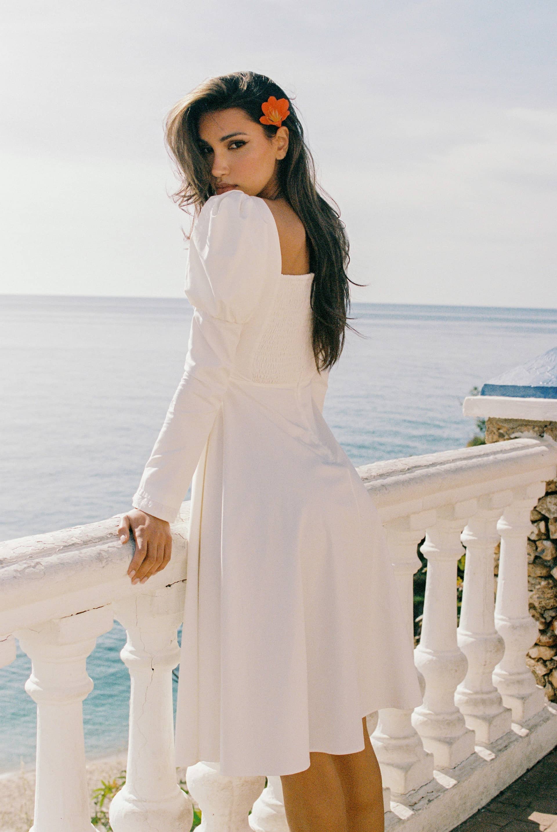 Livia Dress (White) made by Nana Jacqueline