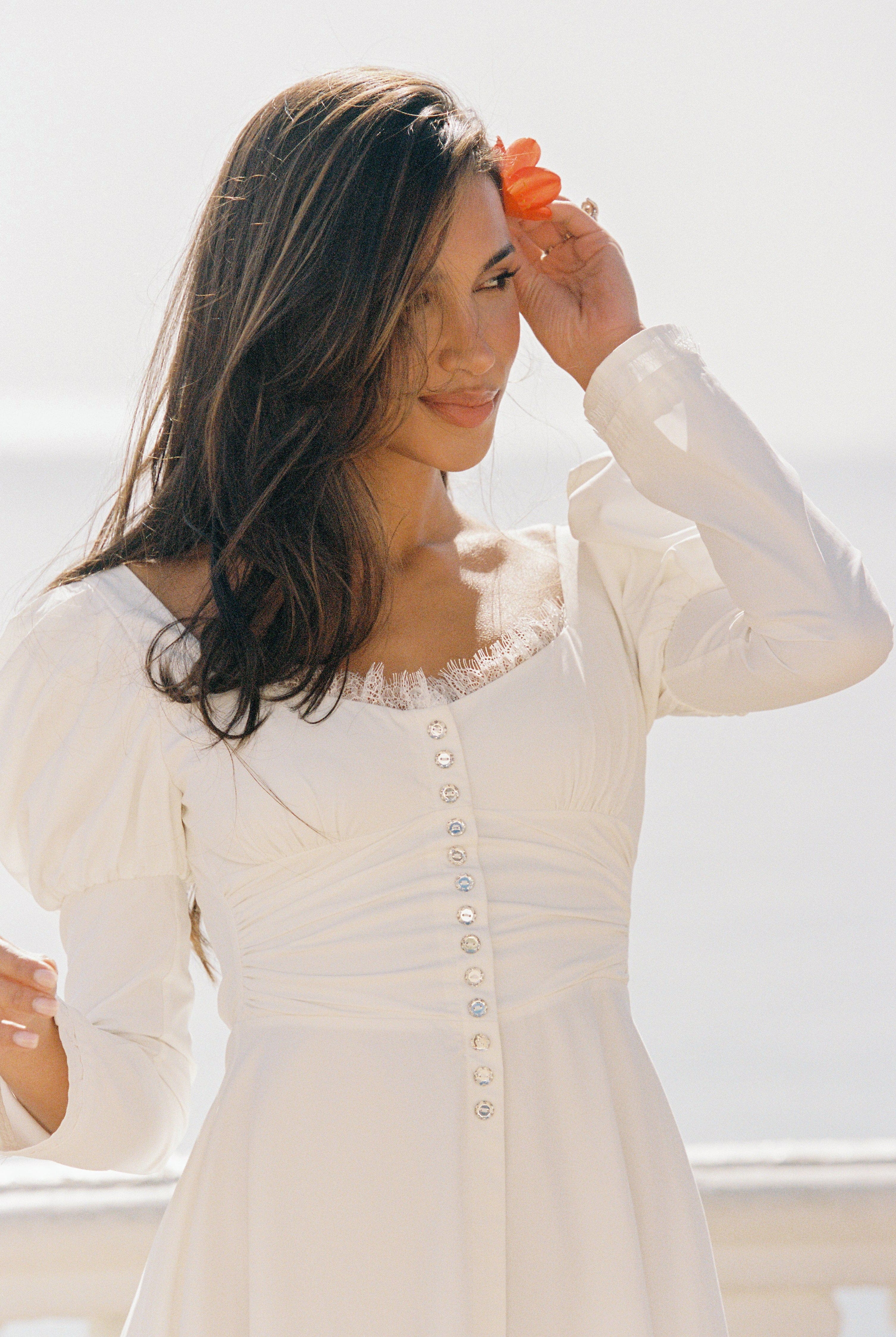 Livia Dress (White) made by Nana Jacqueline