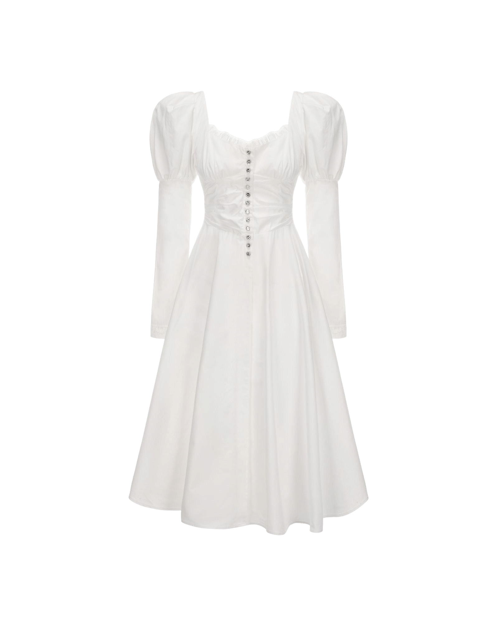 Livia Dress (White) made by Nana Jacqueline