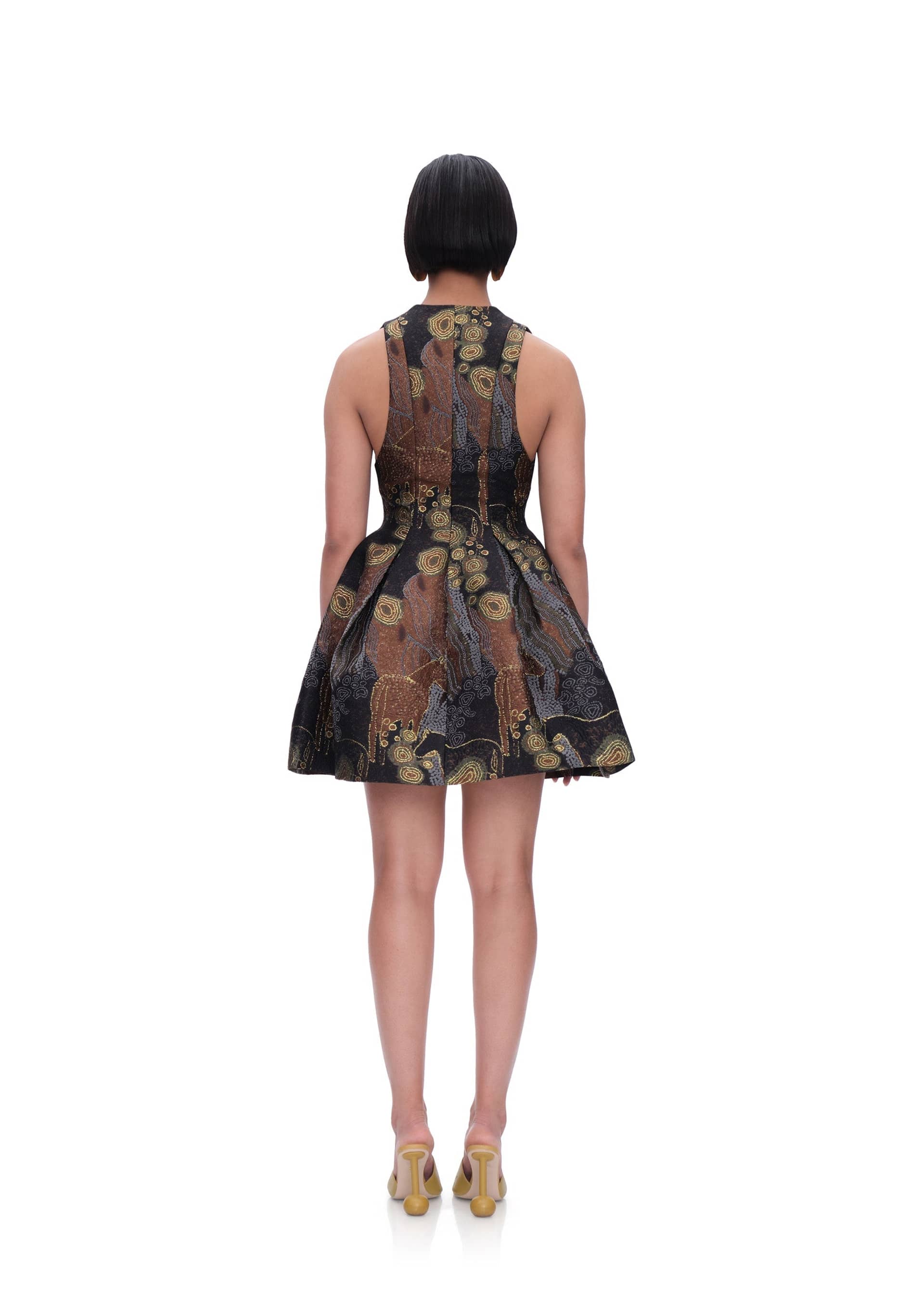 VENTI DRESS - KAVA JACQUARD made by Andrea Iyamah