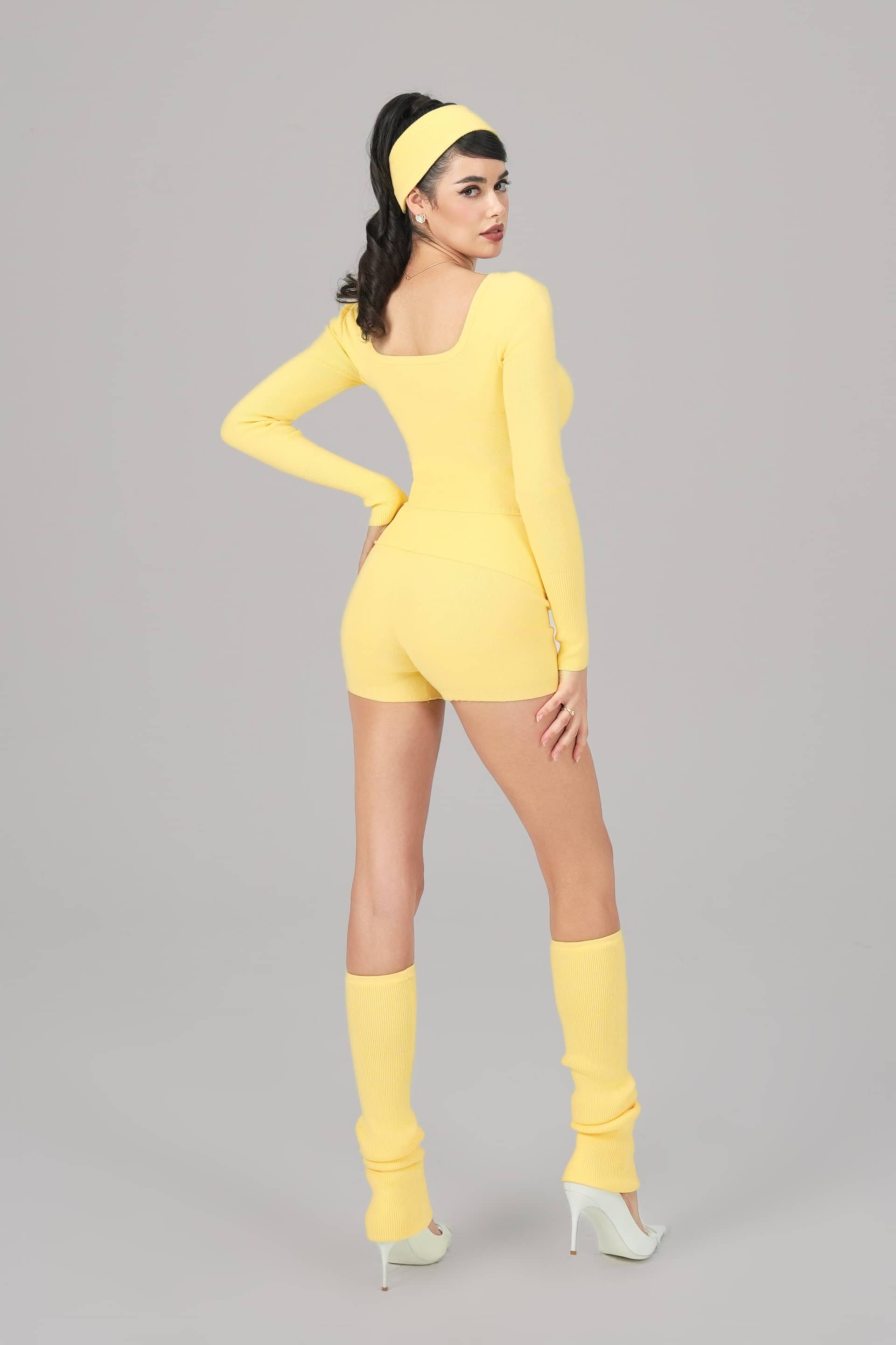 Holly Shorts (Yellow) made by Nana Jacqueline