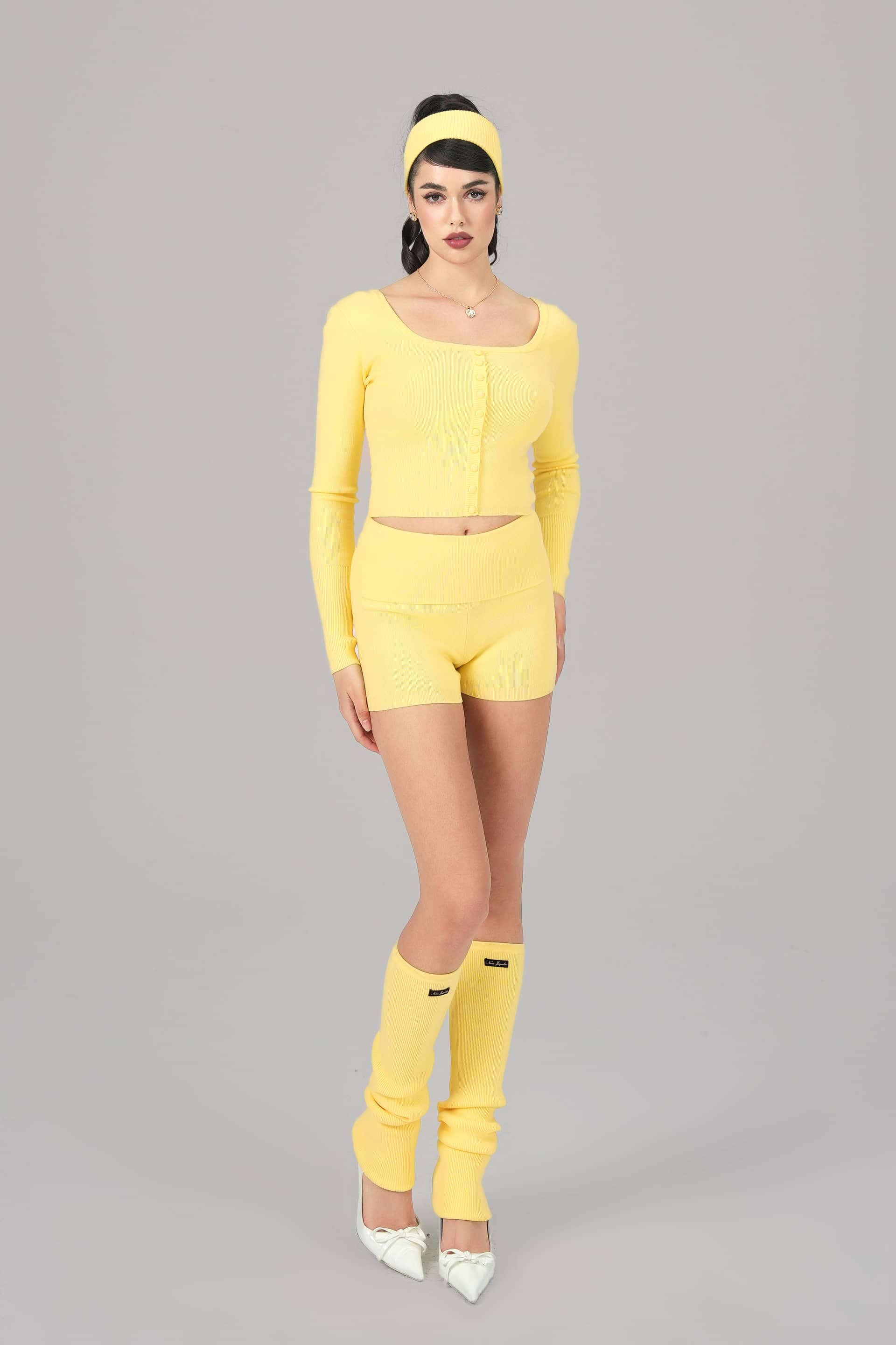 Holly Shorts (Yellow) made by Nana Jacqueline