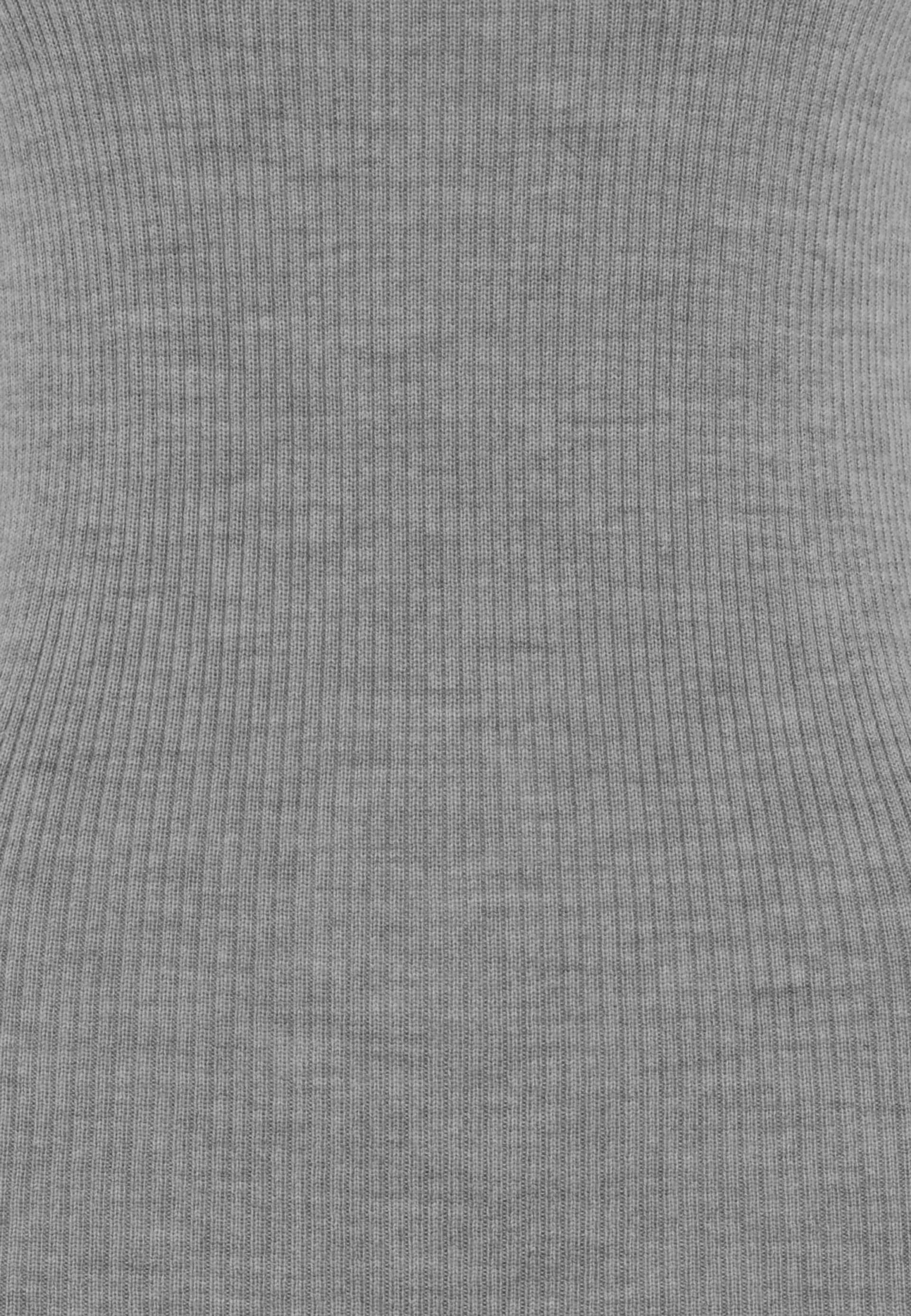 Tropea Top Merino Wool - Grey Melange in Grey made by HERSKIND