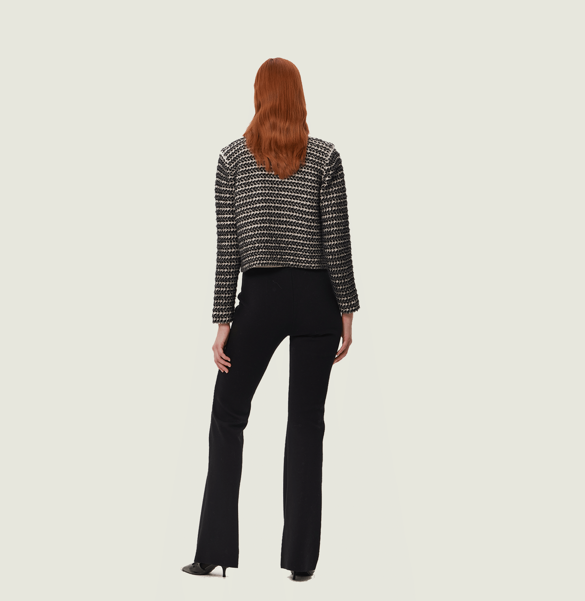 BOUCLÉ SHORT JACKET made by CRUSH Collection