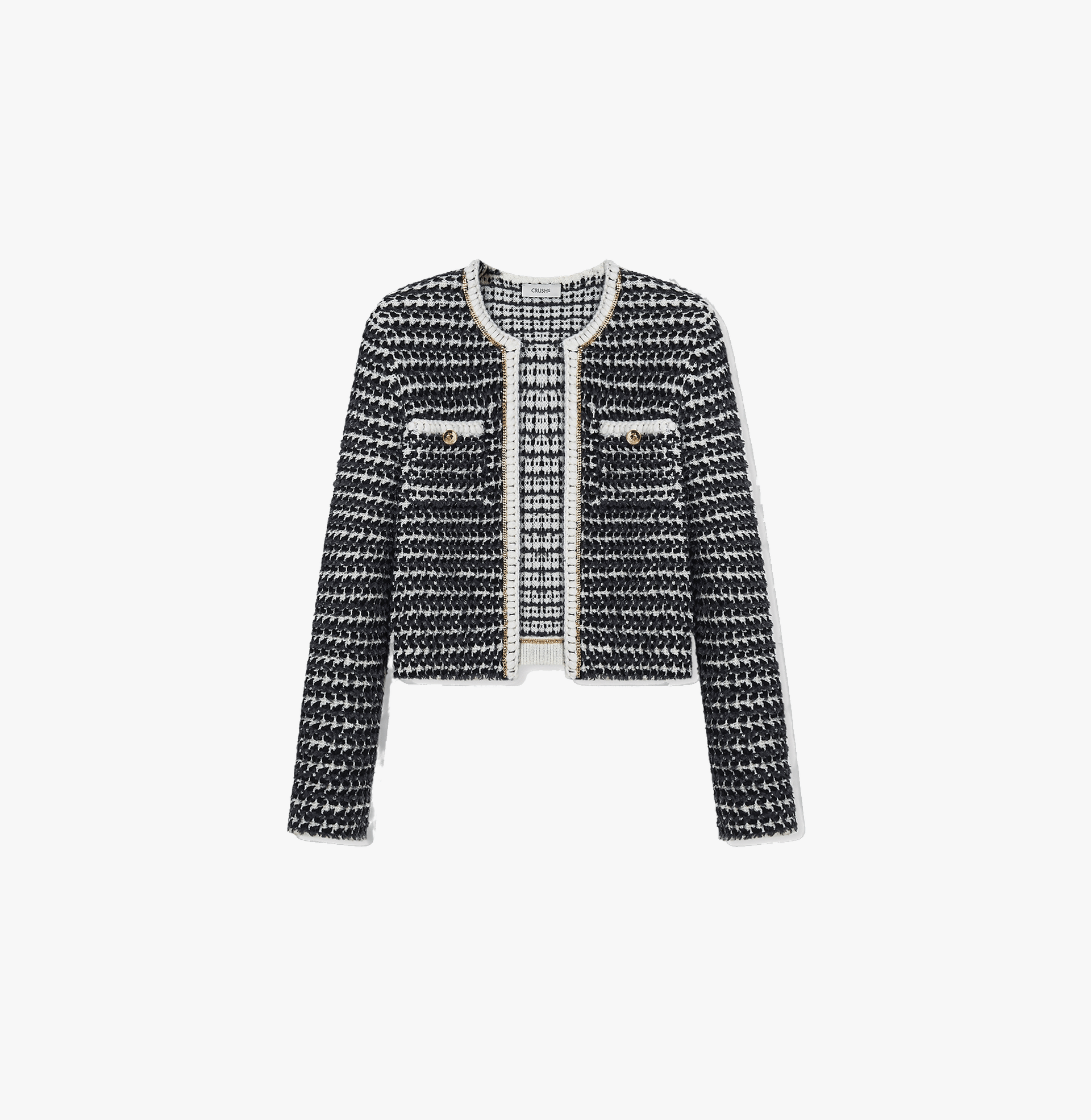 BOUCLÉ SHORT JACKET made by CRUSH Collection