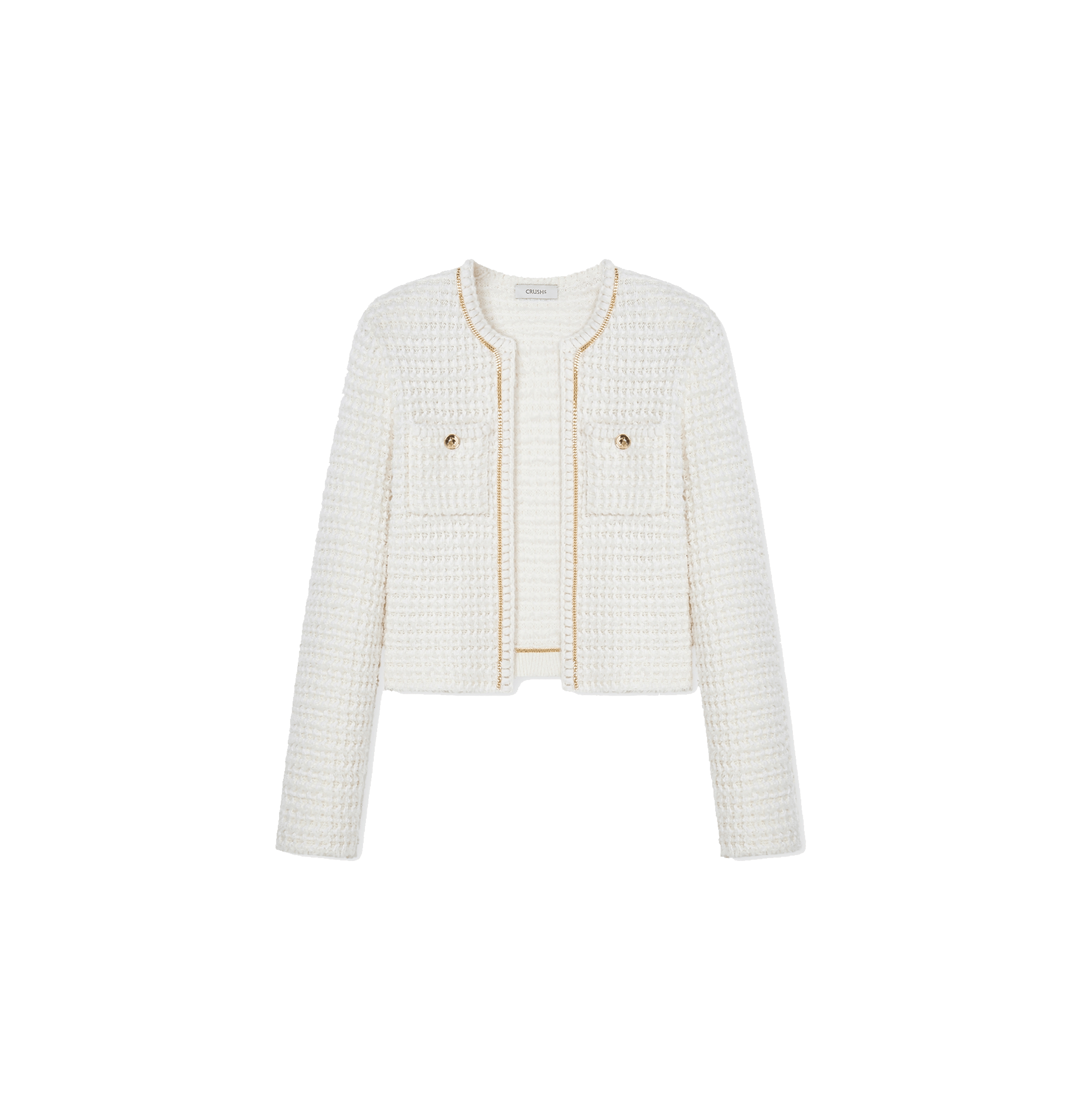 BOUCLÉ SHORT JACKET made by CRUSH Collection