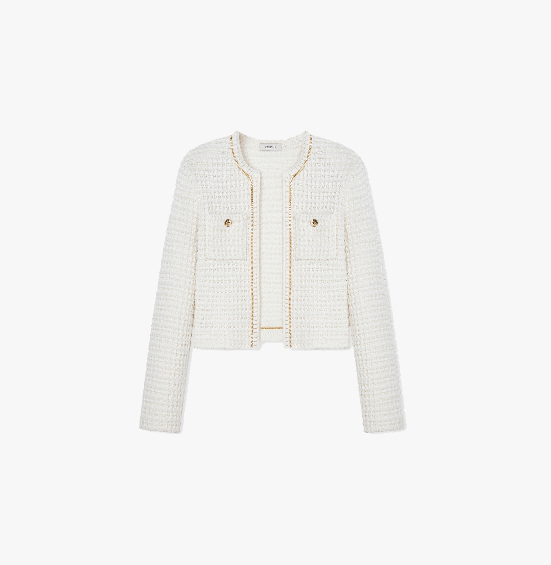 BOUCLÉ SHORT JACKET made by CRUSH Collection