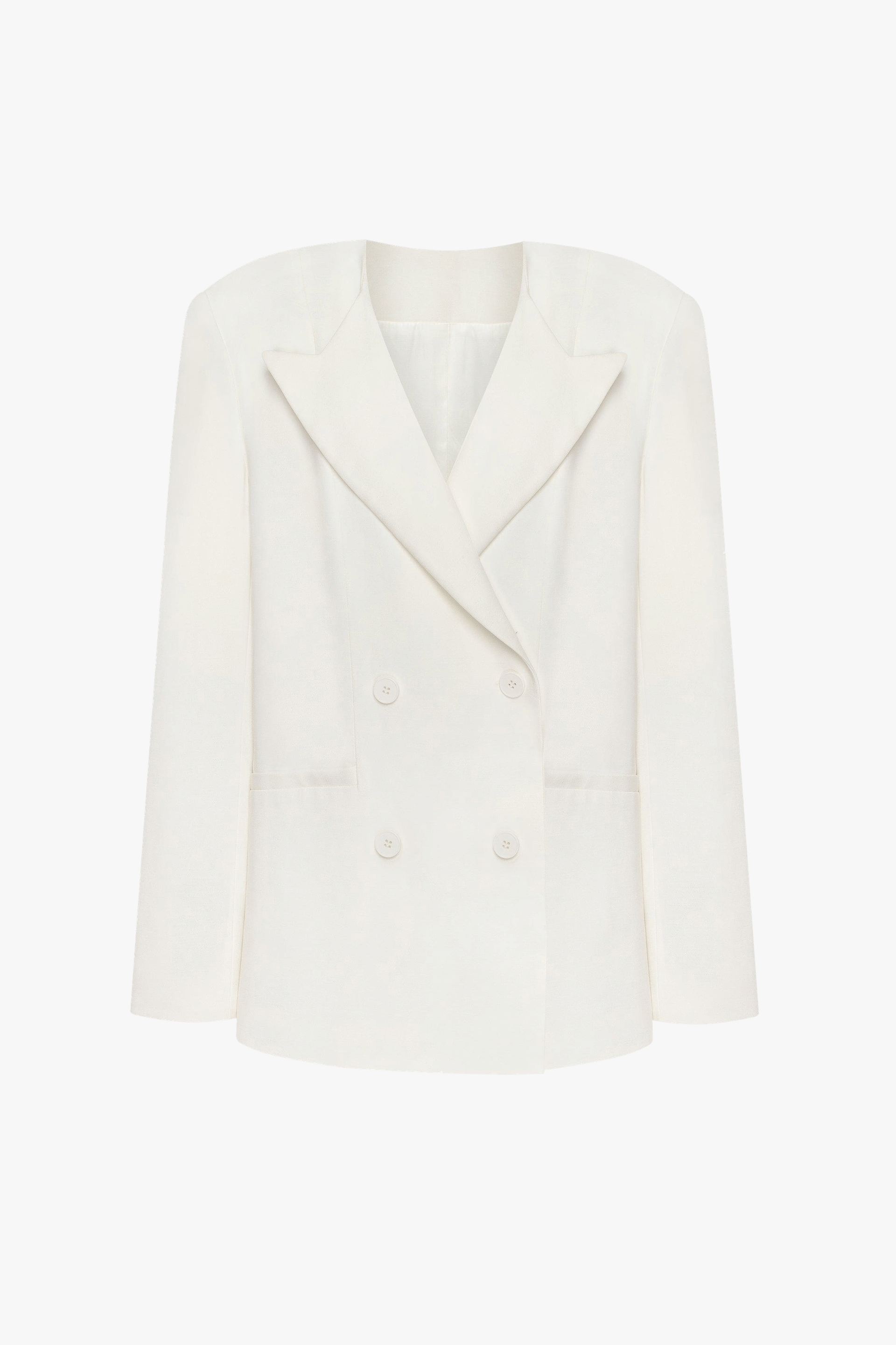 Panache white single-breasted blazer, Xo Xo made by Milla